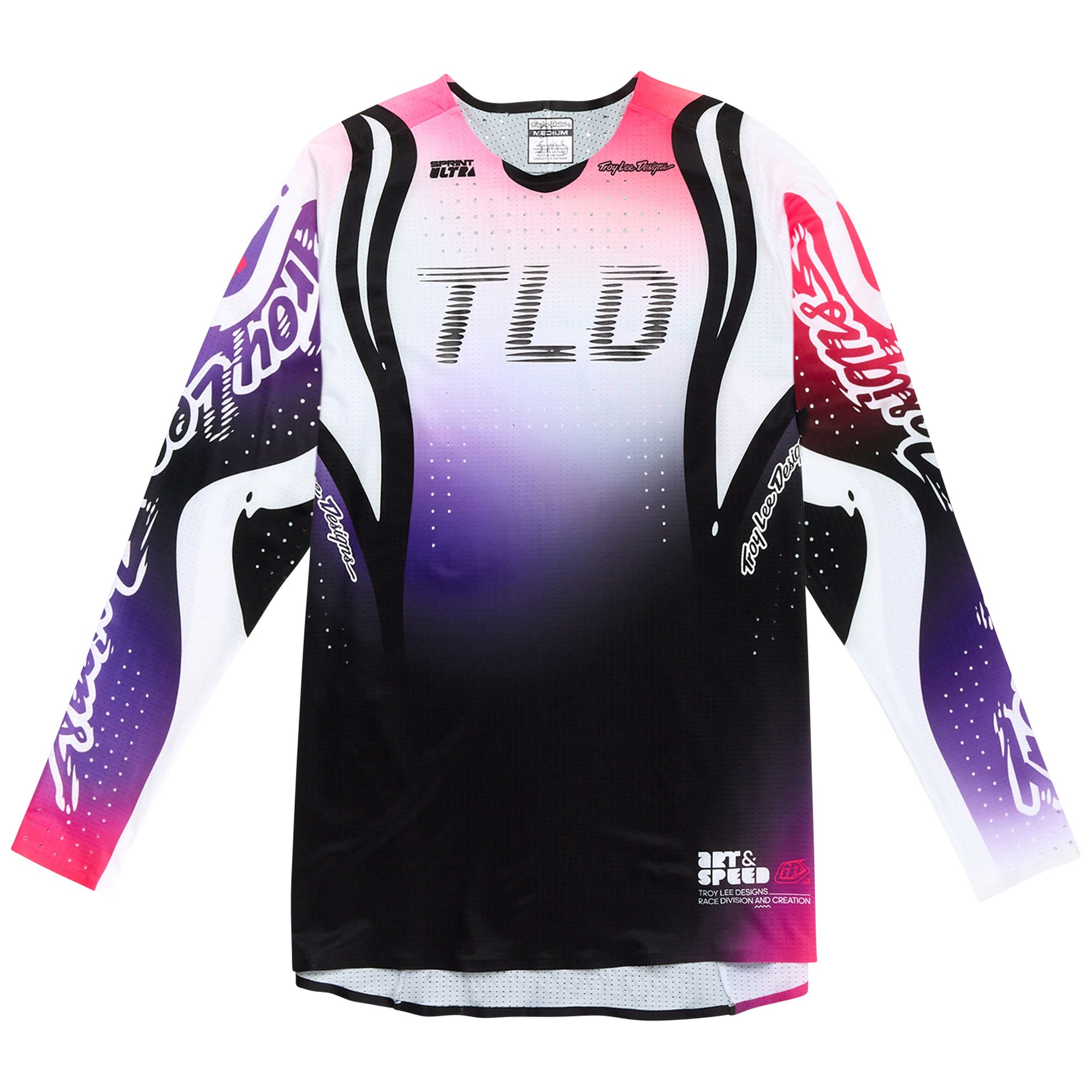 TLD DRES S DLOUHÝM RUKÁVEM SPRINT ULTRA DRIP PURPLE (35601901) 2XL