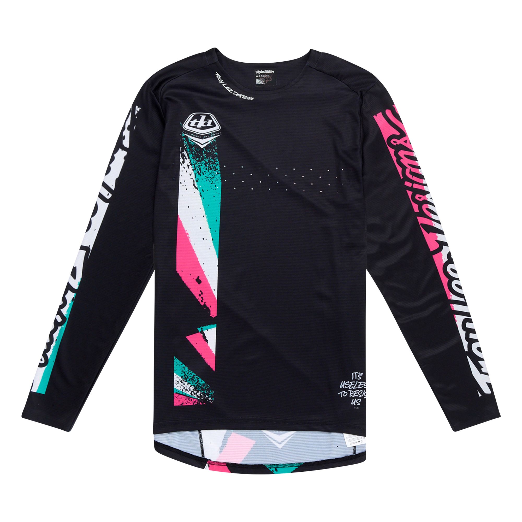 TLD DRES S DLOUHÝM RUKÁVEM SPRINT FULL PULL BLACK (32303600) L