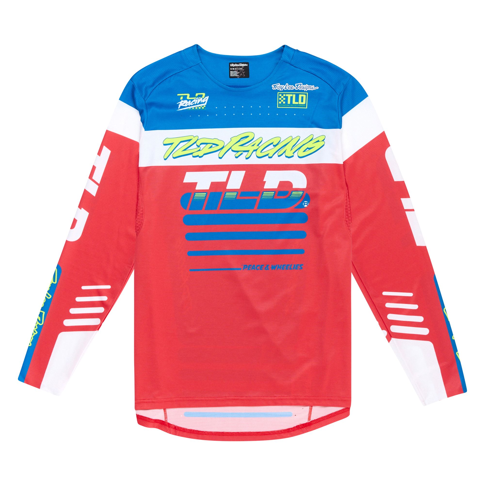 TLD DRES S DLOUHÝM RUKÁVEM SPRINT FIFTY-50 FIERY RED (32335600) XL