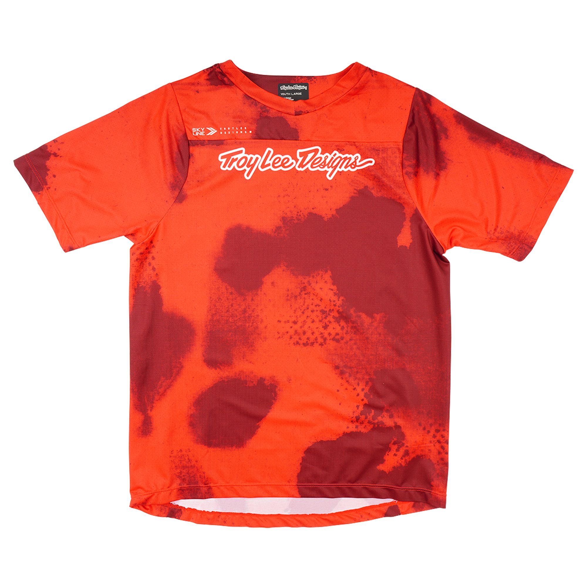 TLD DĚTSKÝ DRES S KRÁTKÝM RUKÁVEM SKYLINE FLARED FIERY RED (36403000) XL
