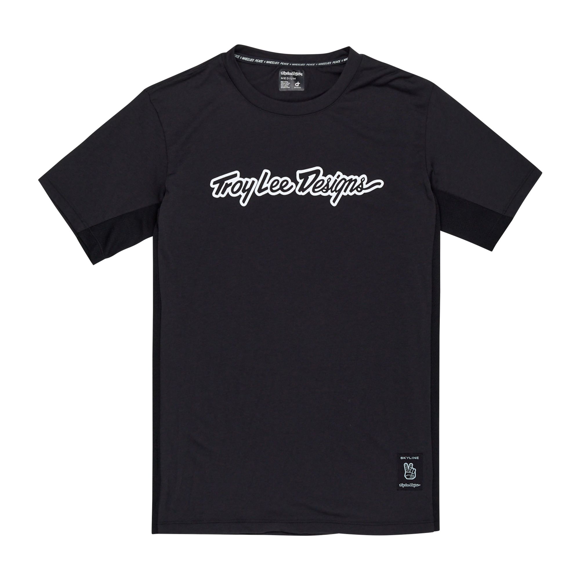 TLD DĚTSKÝ DRES S KRÁTKÝM RUKÁVEM SKYLINE RIDE TEE SIGNATURE BLACK (38407200) L