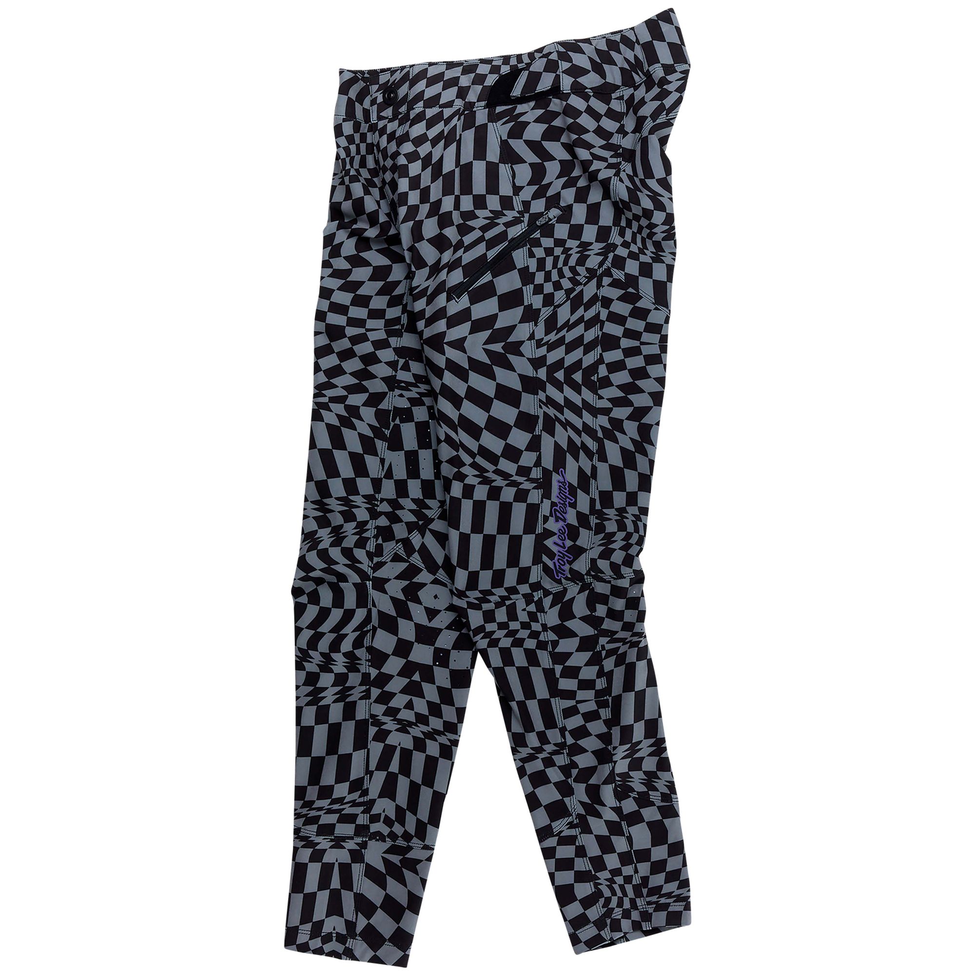TLD DÁMSKÉ KALHOTY LILIUM TWISTED CHECKERS BLACK (27251600) L
