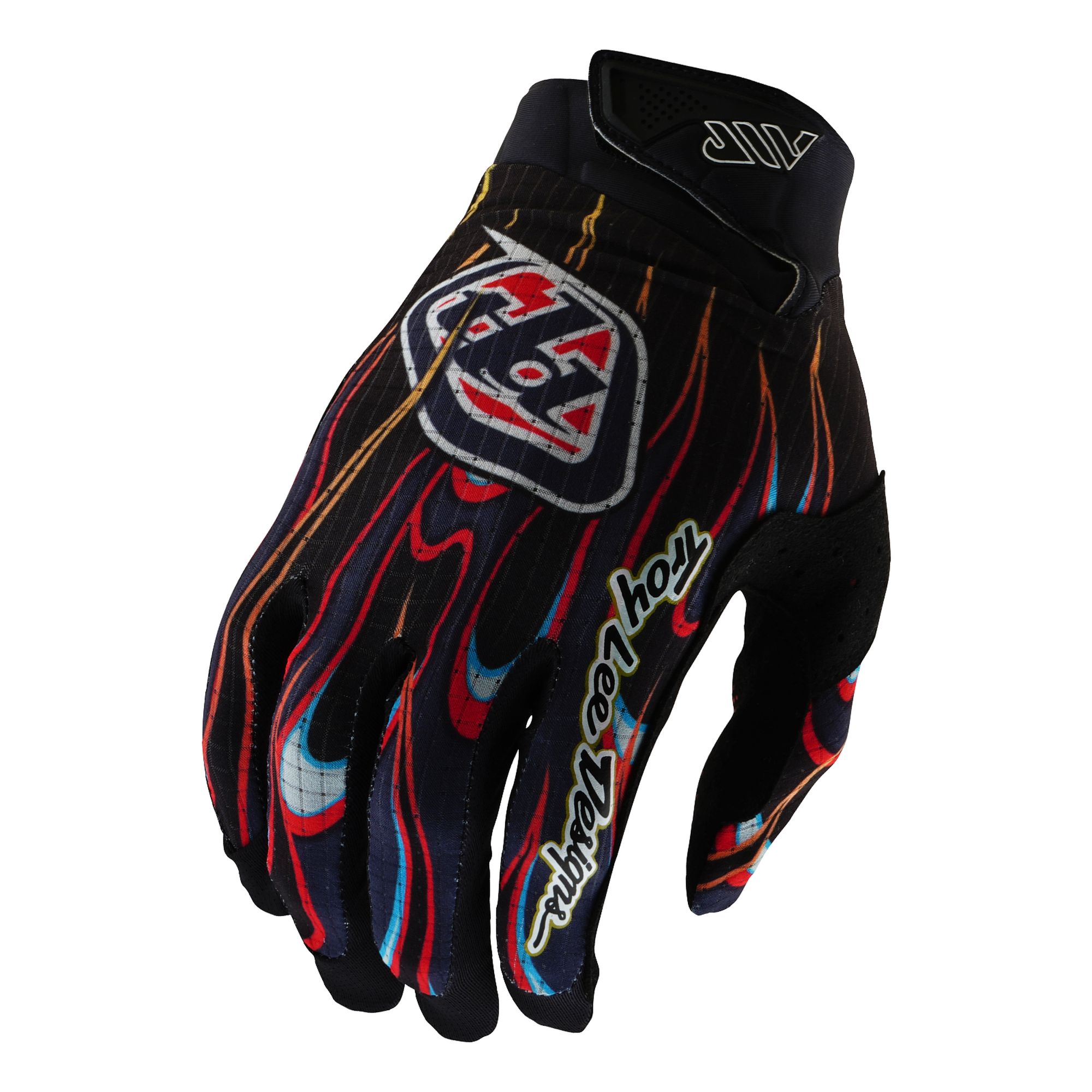TLD RUKAVICE AIR TORCHED BLACK / RED (44621200) M