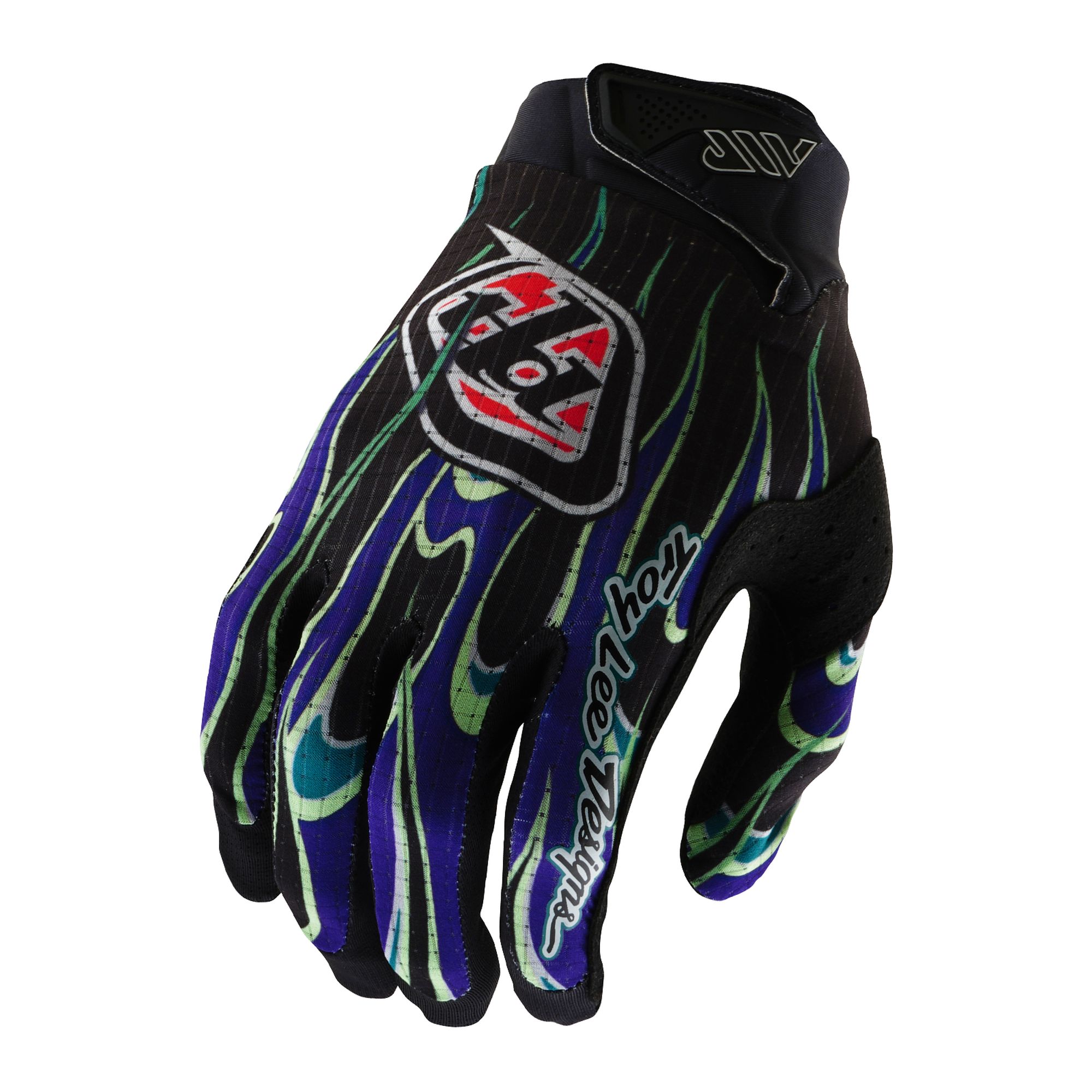 TLD RUKAVICE AIR TORCHED BLACK / PURPLE (44621201) XL