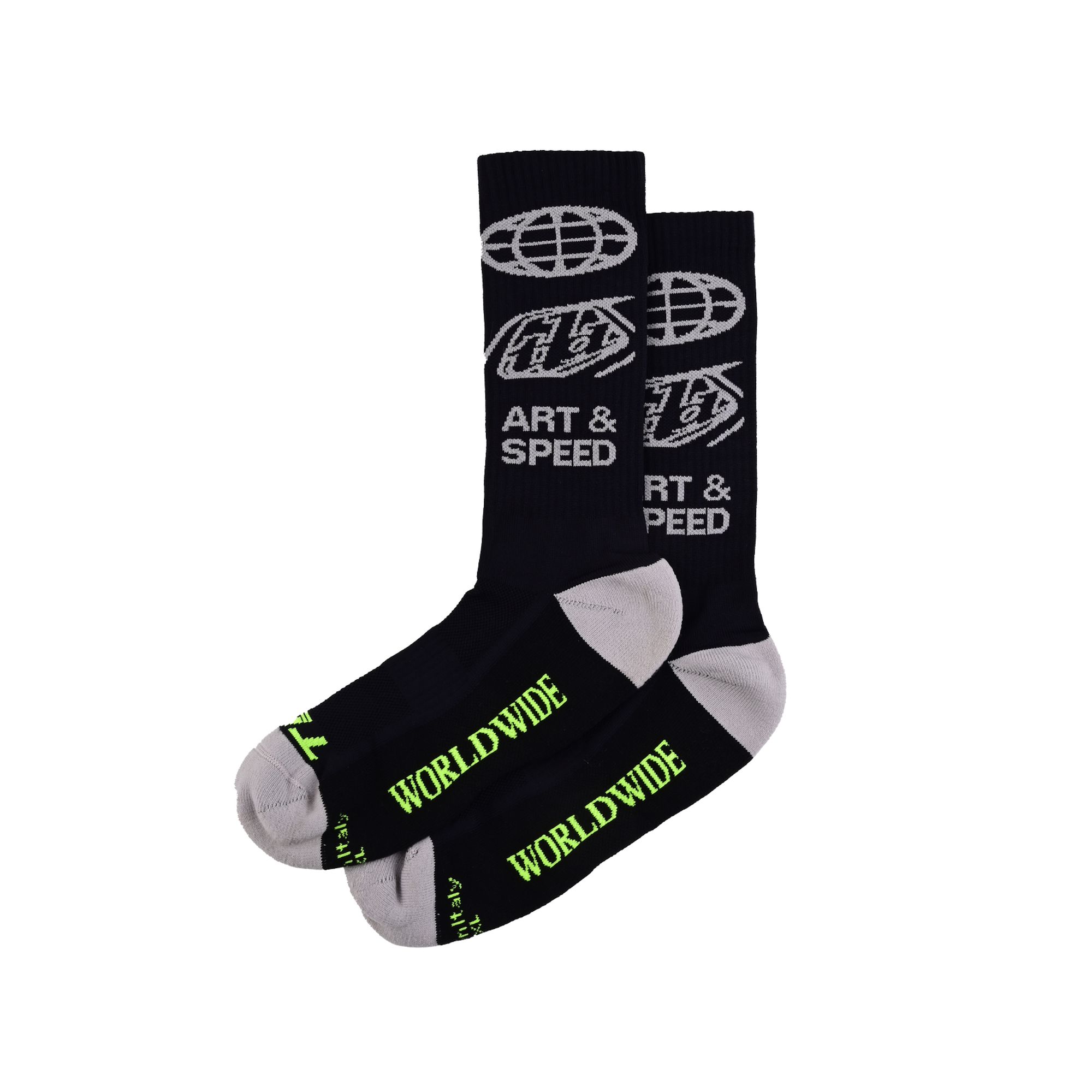 TLD PONOŽKY PERFORMANCE WORLDWIDE BLACK (85314800) L/XL