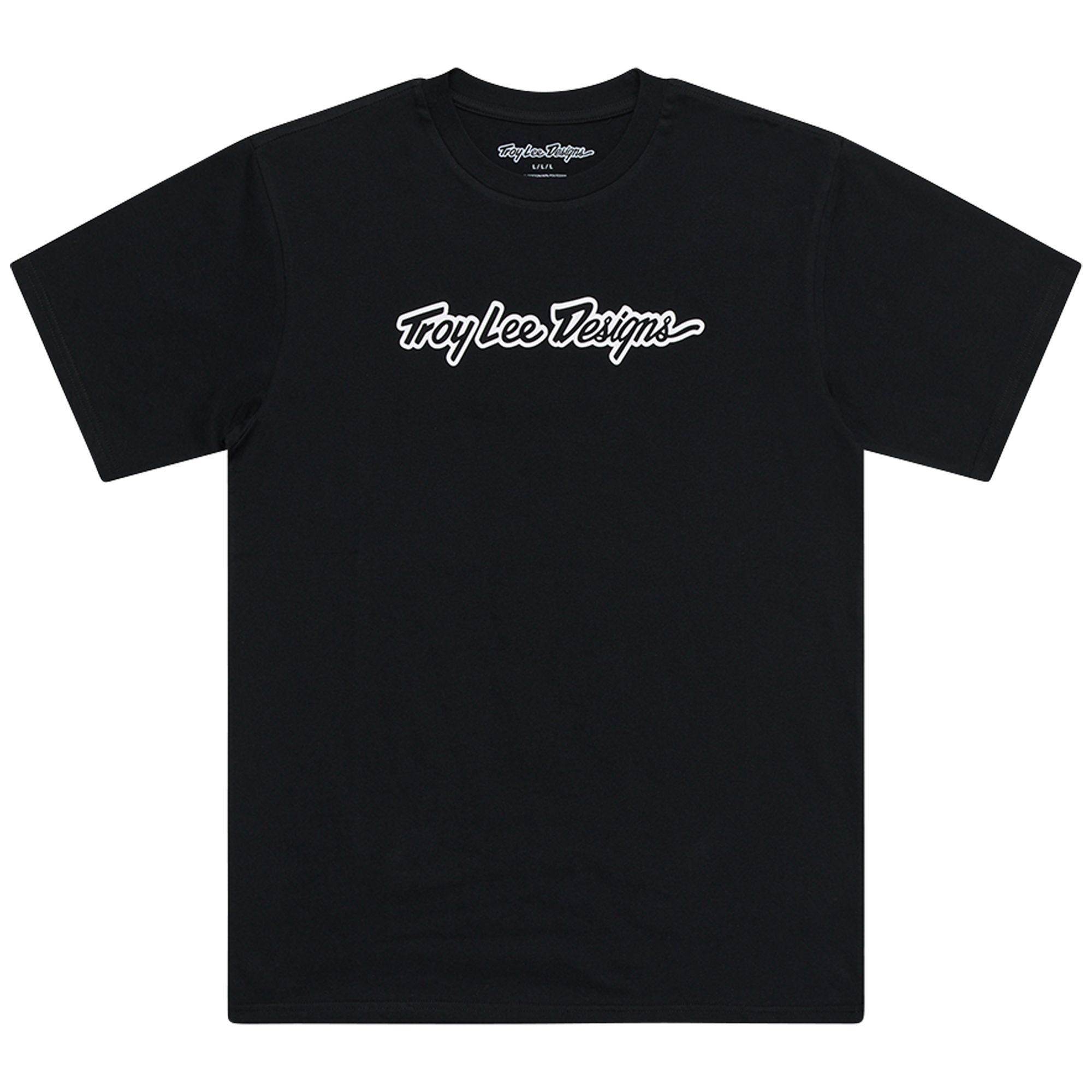 TLD TRIKO S KRÁTKÝM RUKÁVEM SIGNATURE BLACK (70191704) 2XL