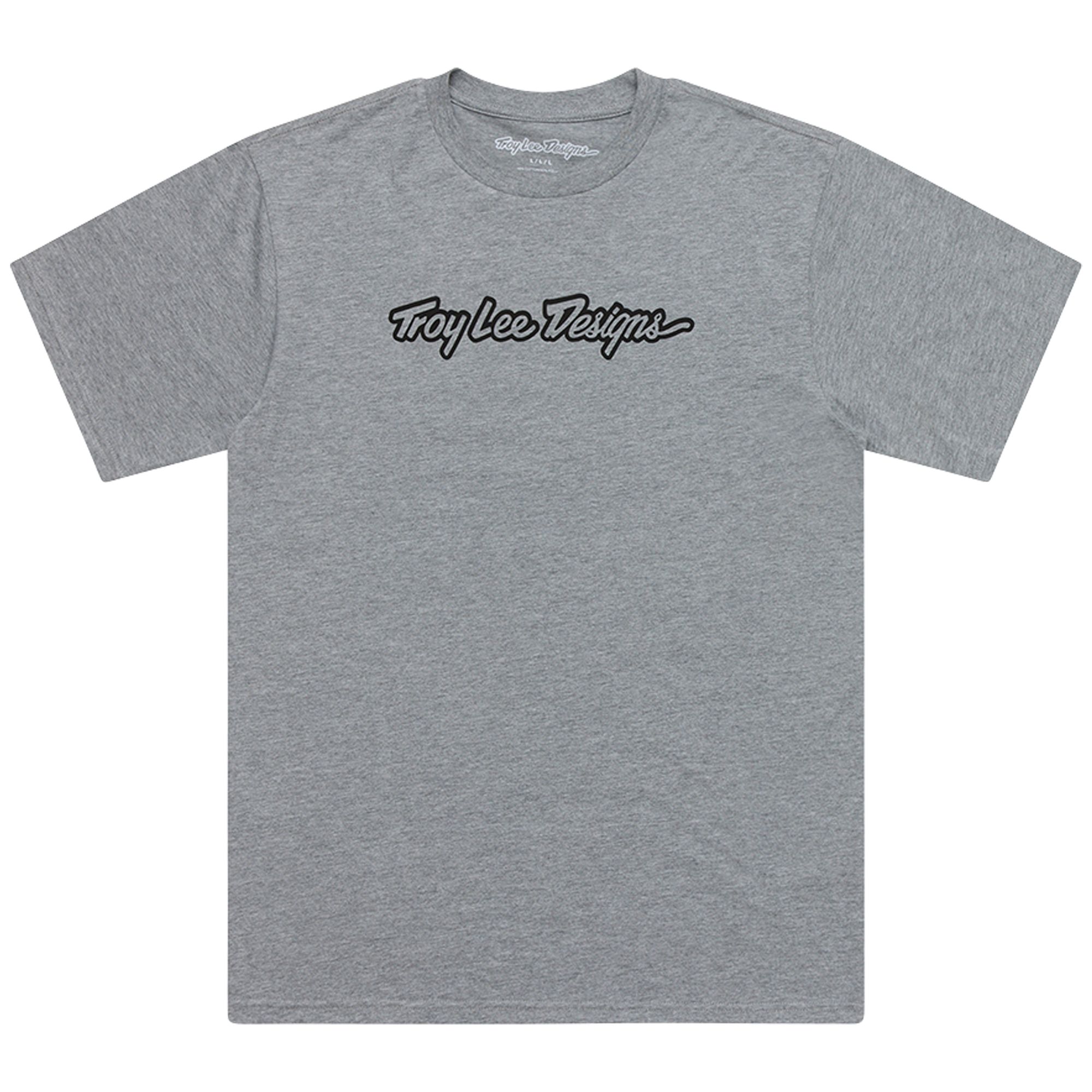 TLD TRIKO S KRÁTKÝM RUKÁVEM SIGNATURE GRAY HEATHER (70191705) 2XL
