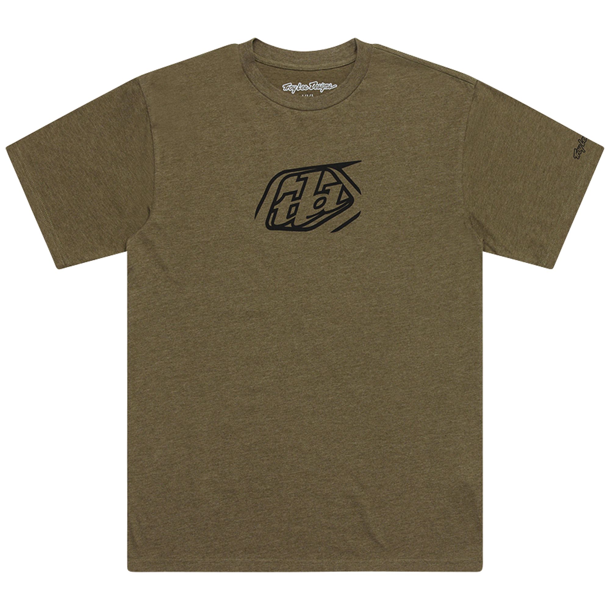 TLD TRIKO S KRÁTKÝM RUKÁVEM BADGE OLIVE HEATHER (70156810) XL