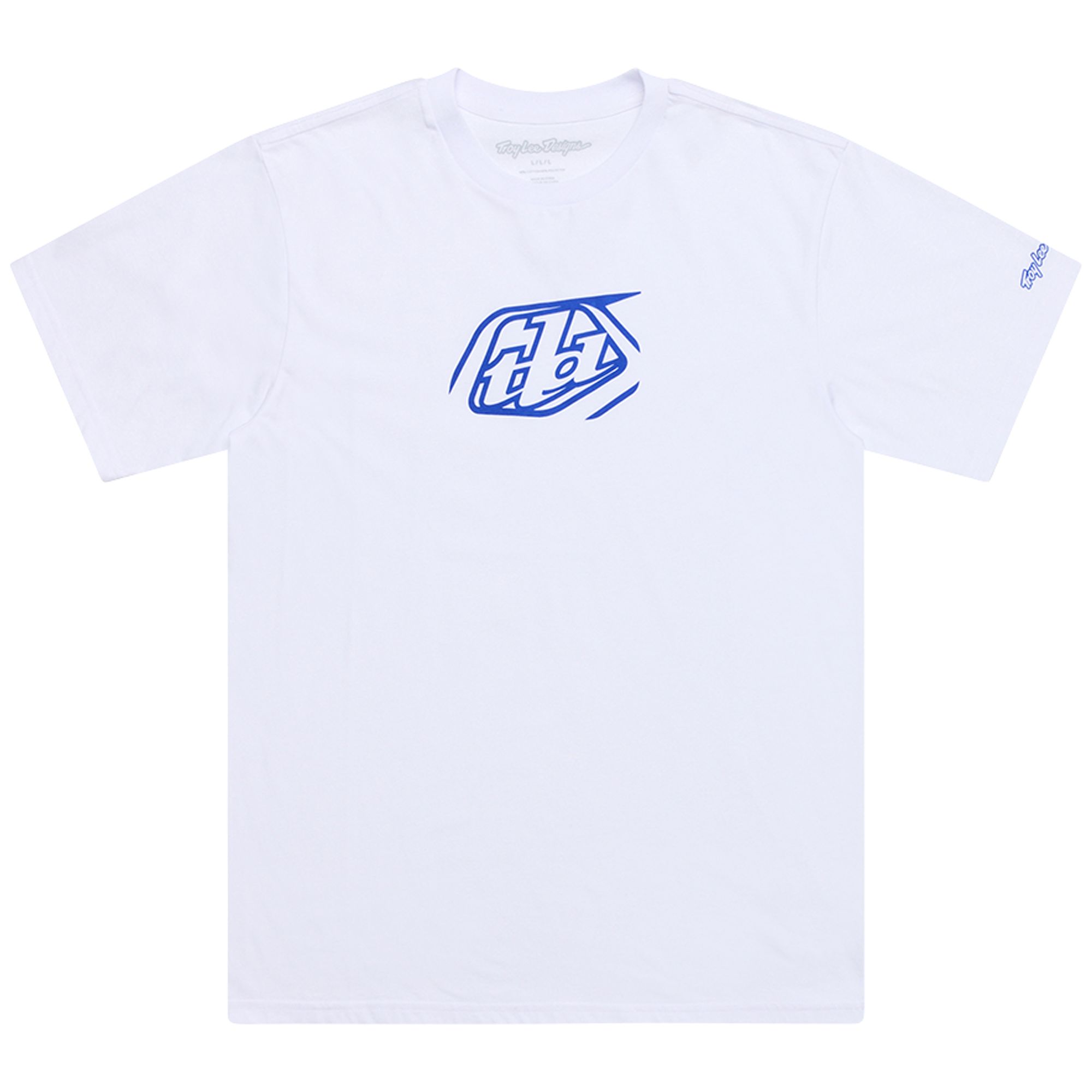 TLD TRIKO S KRÁTKÝM RUKÁVEM BADGE WHITE (70156809) L