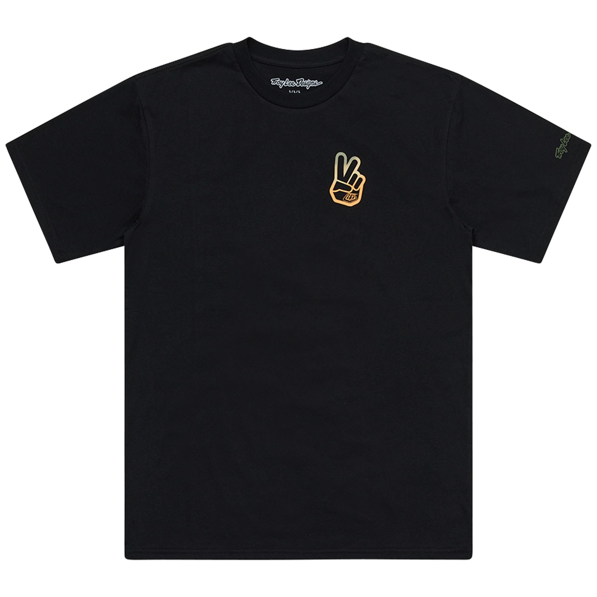 TLD TRIKO S KRÁTKÝM RUKÁVEM PEACE OUT BLACK (70157305) XL