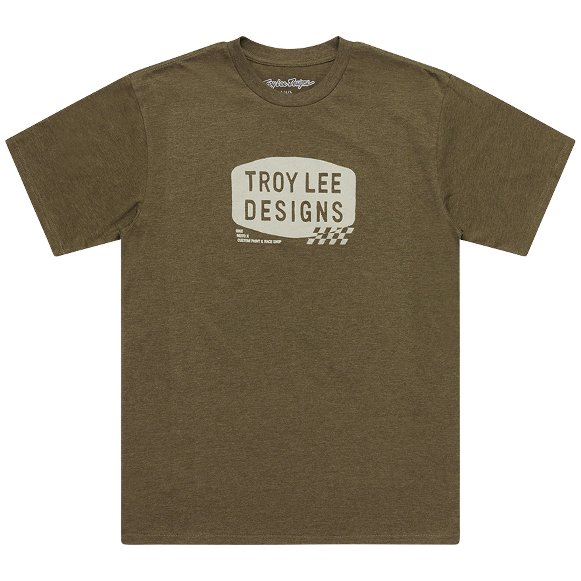 TLD TRIKO S KRÁTKÝM RUKÁVEM STAMP OLIVE HEATHER (70189700) M