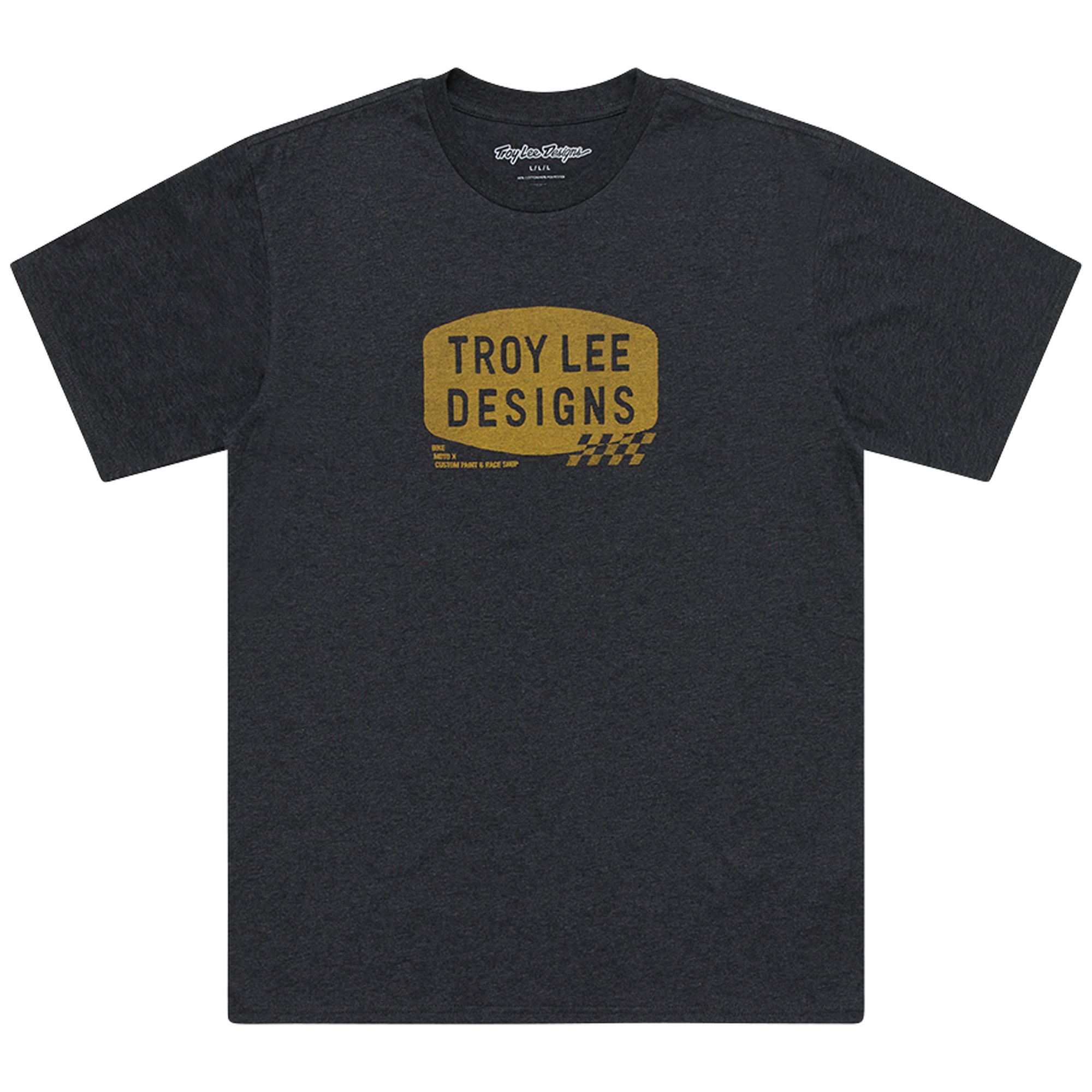 TLD TRIKO S KRÁTKÝM RUKÁVEM STAMP BLACK HEATHER (70189701) M