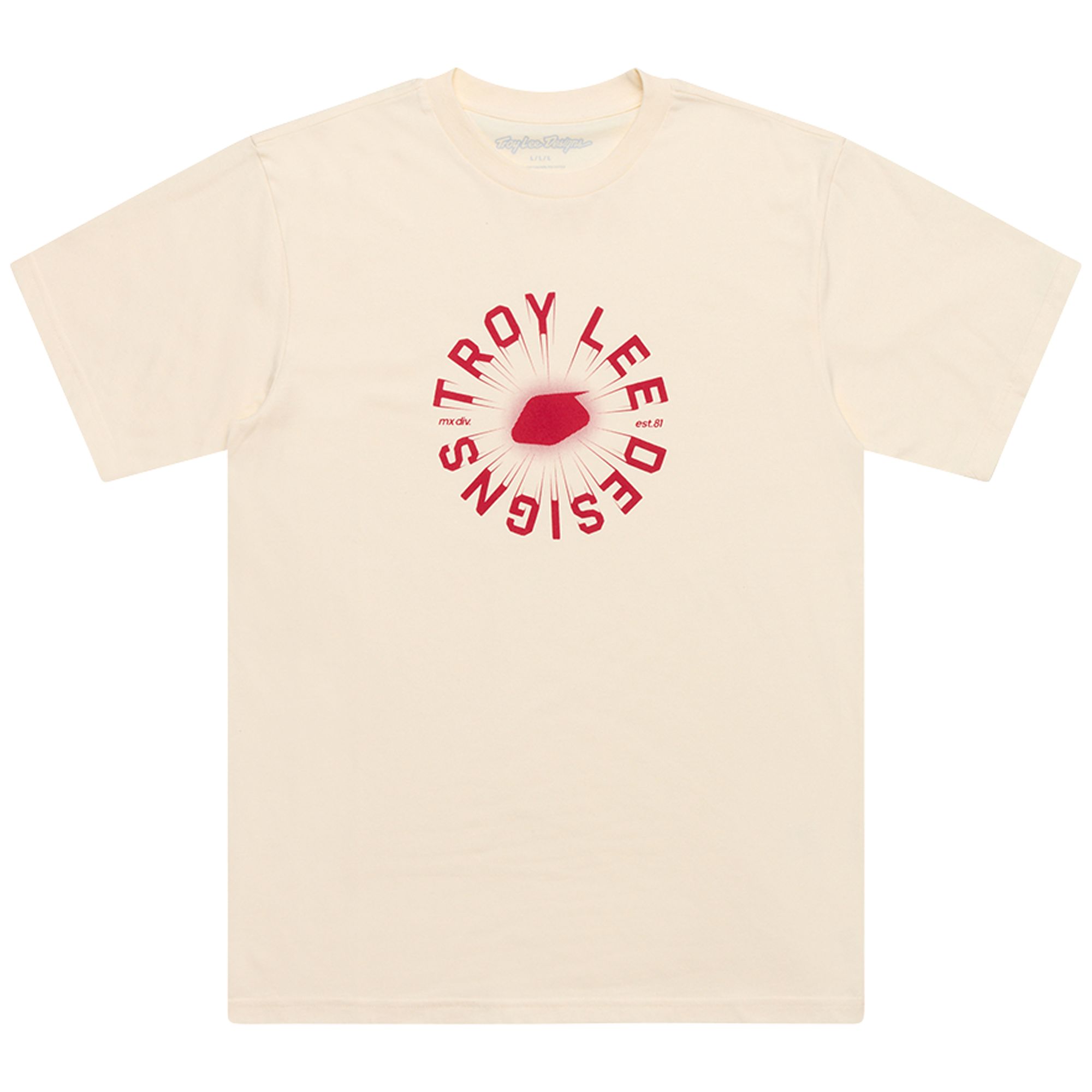 TLD TRIKO S KRÁTKÝM RUKÁVEM ROTATION VINTAGE WHITE (70173000) M