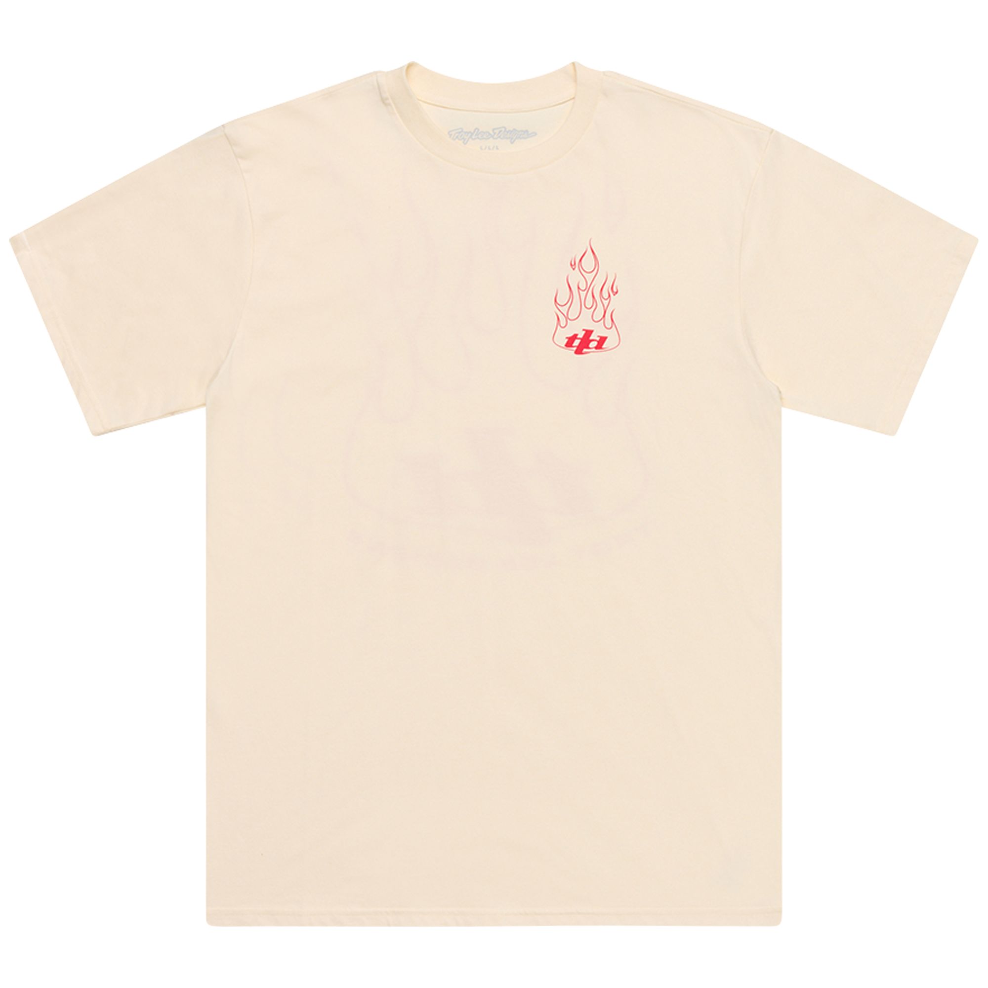 TLD TRIKO S KRÁTKÝM RUKÁVEM TORCHED VINTAGE WHITE (70121201) M