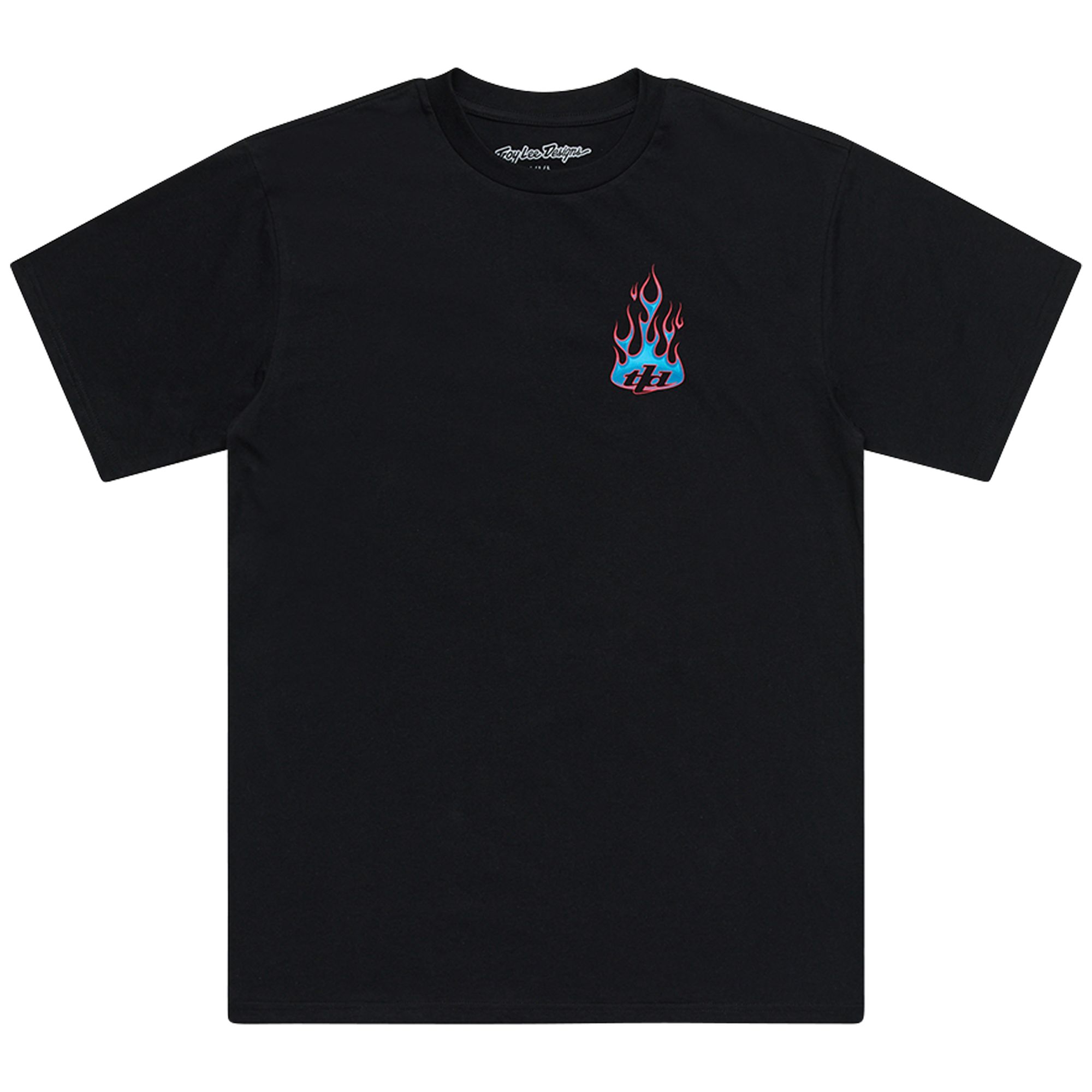 TLD TRIKO S KRÁTKÝM RUKÁVEM TORCHED BLACK (70121200) S