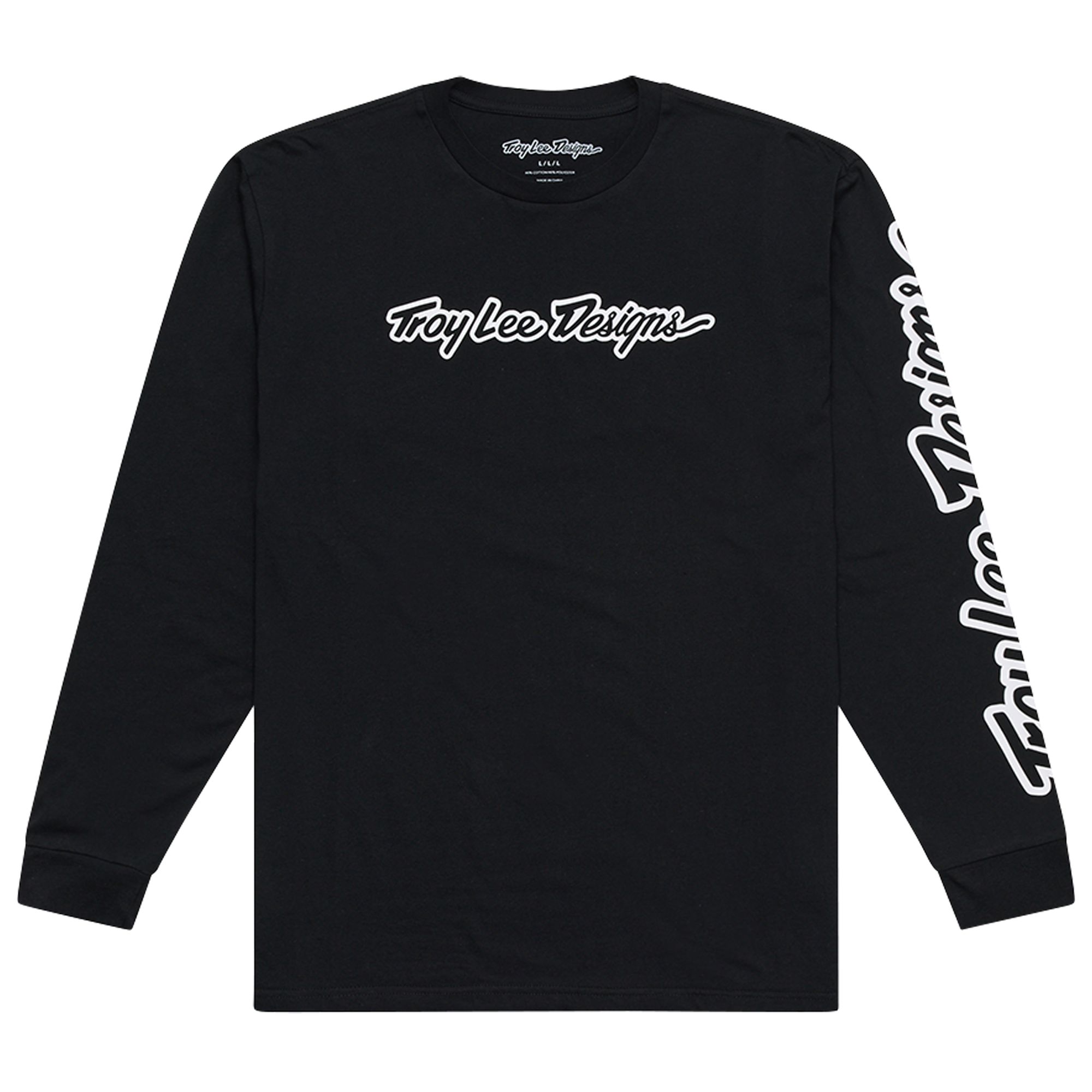 TLD TRIKO S DLOUHÝM RUKÁVEM SIGNATURE BLACK (72991701) 2XL