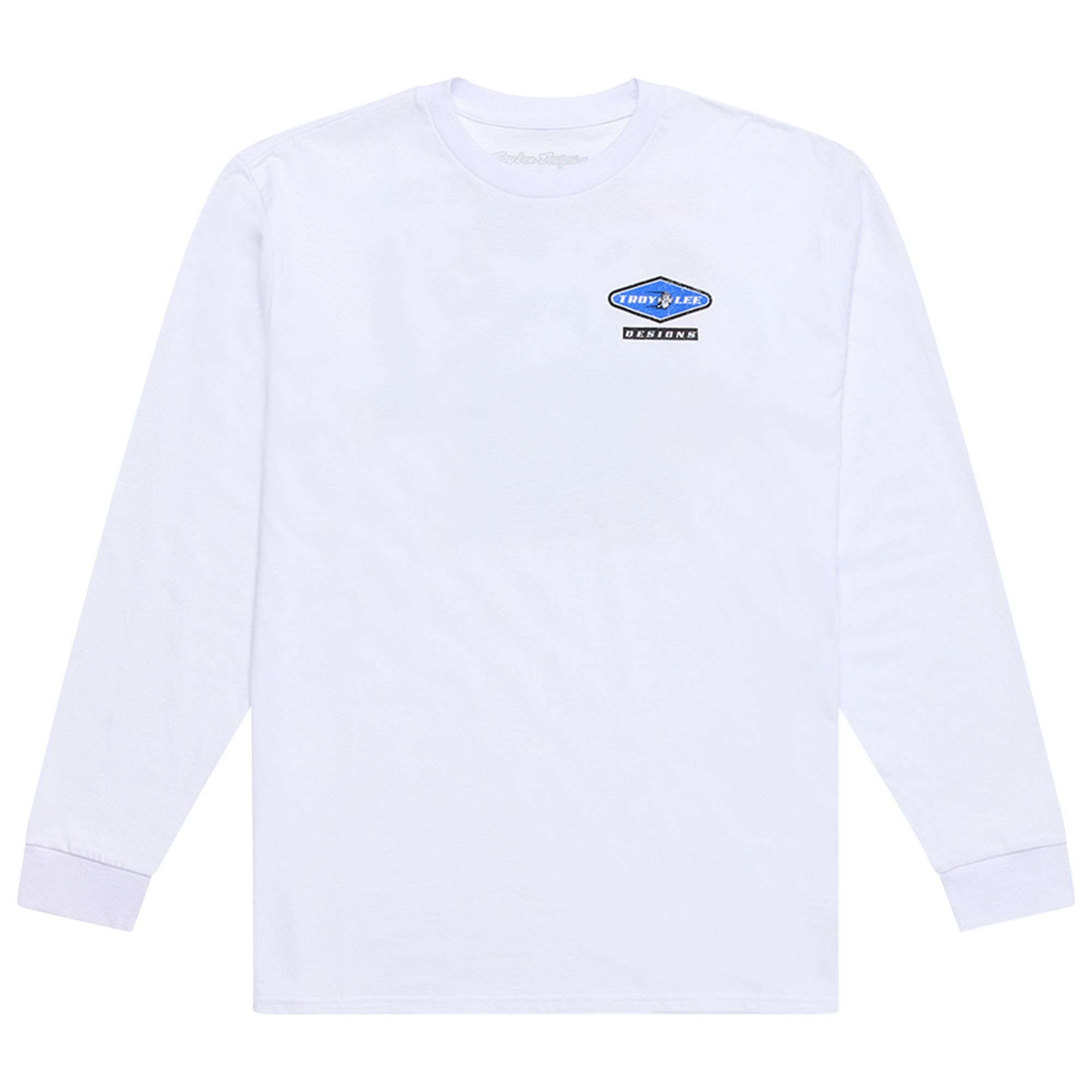 TLD TRIKO S DLOUHÝM RUKÁVEM OVERLOAD WHITE (72925201) 2XL