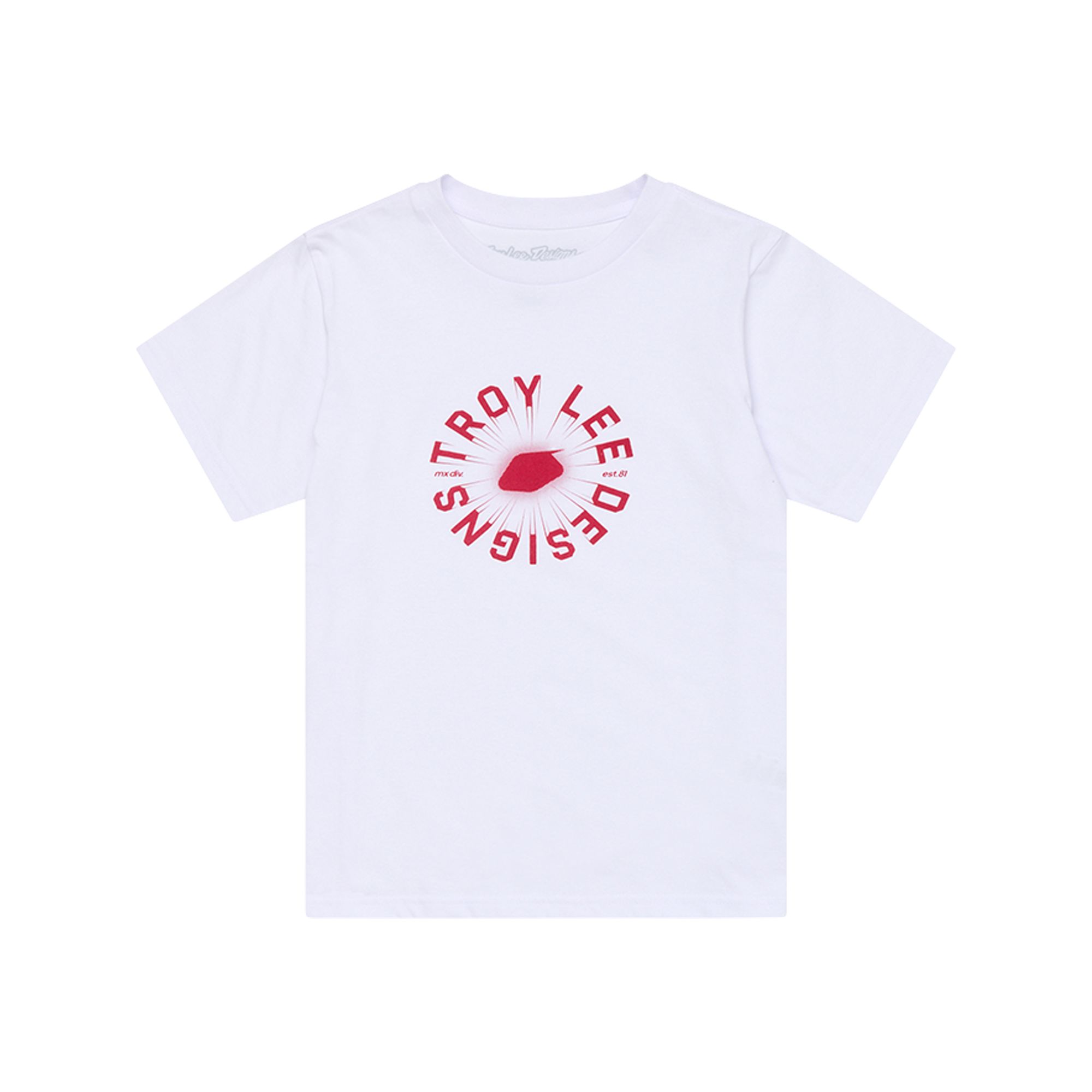 TLD DĚTSKÉ TRIKO S KRÁTKÝM RUKÁVEM ROTATION WHITE (72473000) XL