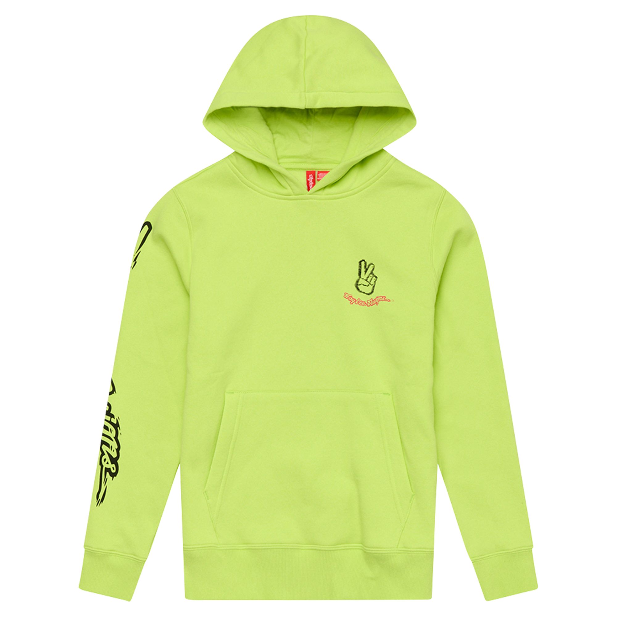 TLD DĚTSKÁ MIKINA PEACE OUT GLO YELLOW (75857300) XL