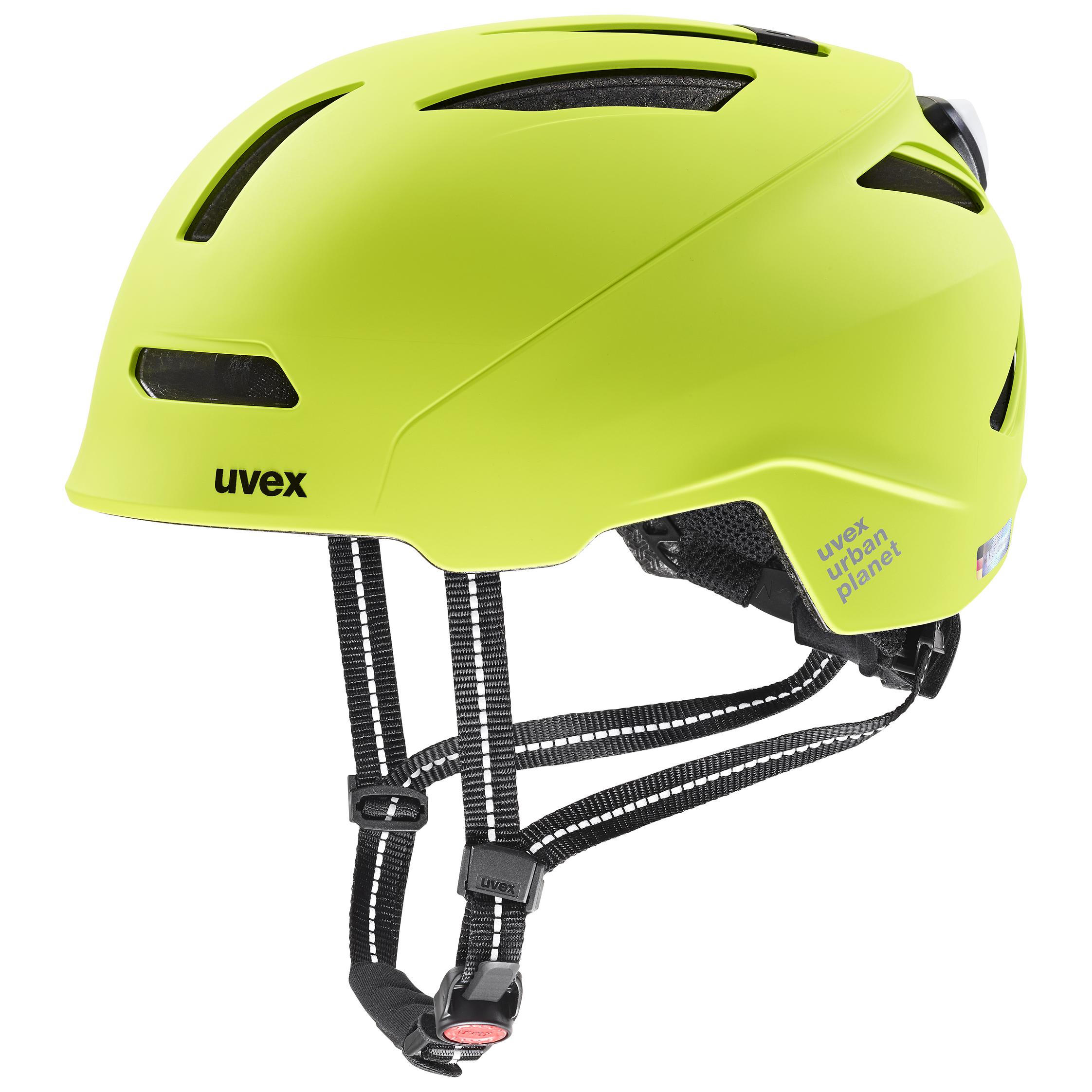 UVEX HELMA URBAN PLANET LED LIME MATT (S4100650400) 54-58