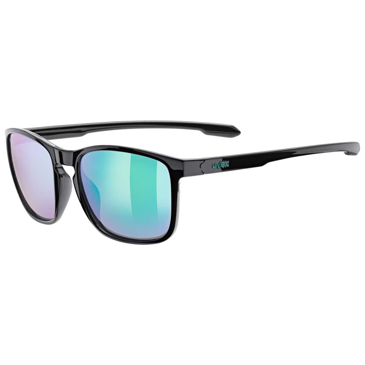 UVEX BRÝLE LGL 52 BLACK / MIR.GREEN (S5330782215)