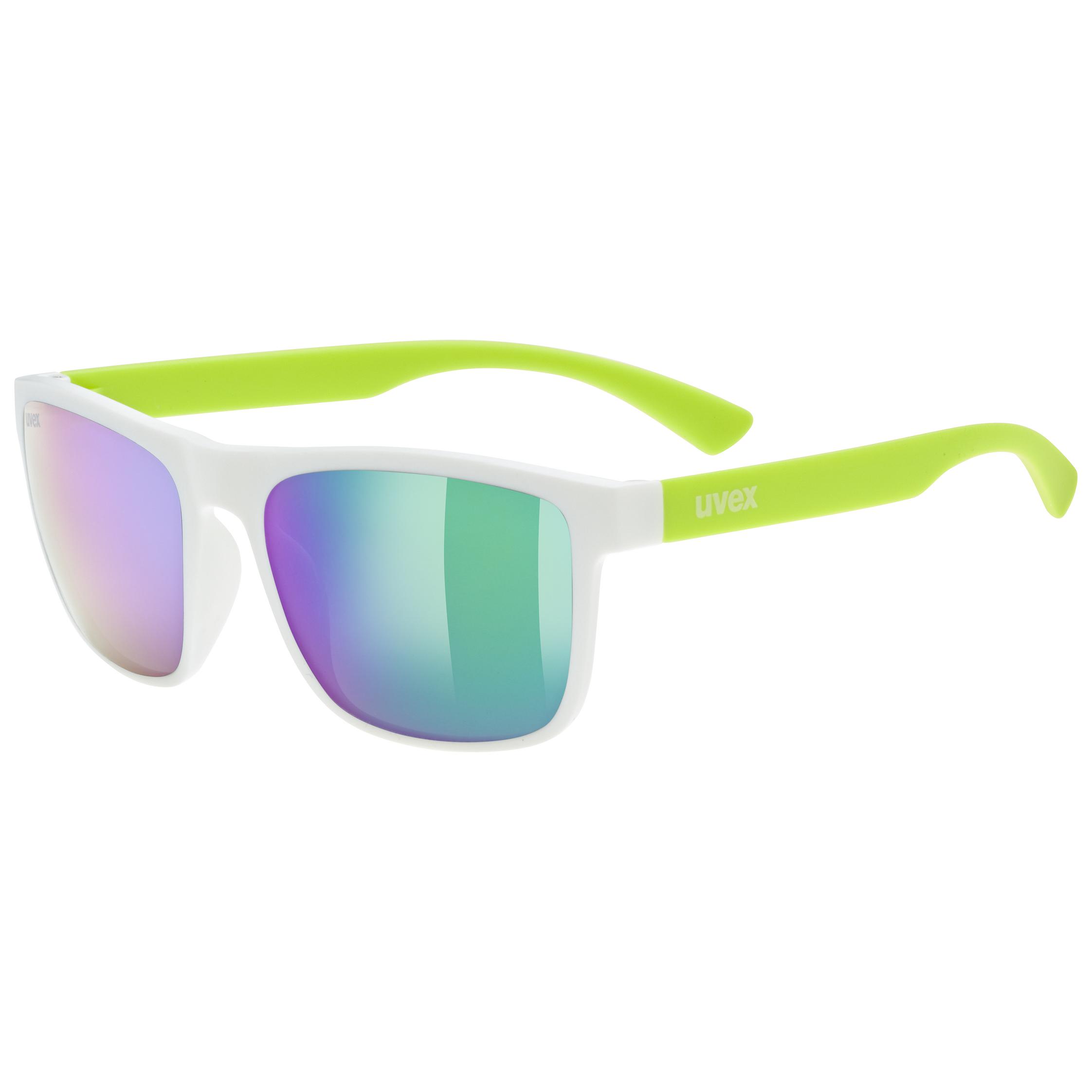 UVEX BRÝLE ROOKIE WHITE-LIME M./MIR.GREEN (S5330775616)