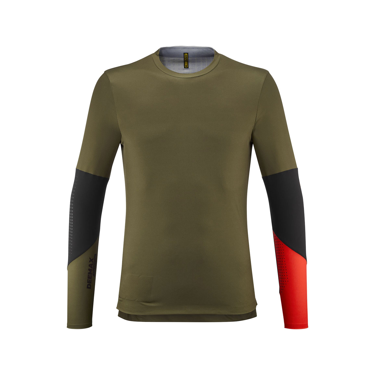 MAVIC PÁNSKÝ DRES S DLOUHÝM RUKÁVEM DEEMAX ENDURO PRO OLIVE/SPICY ORANGE (T000478) XL