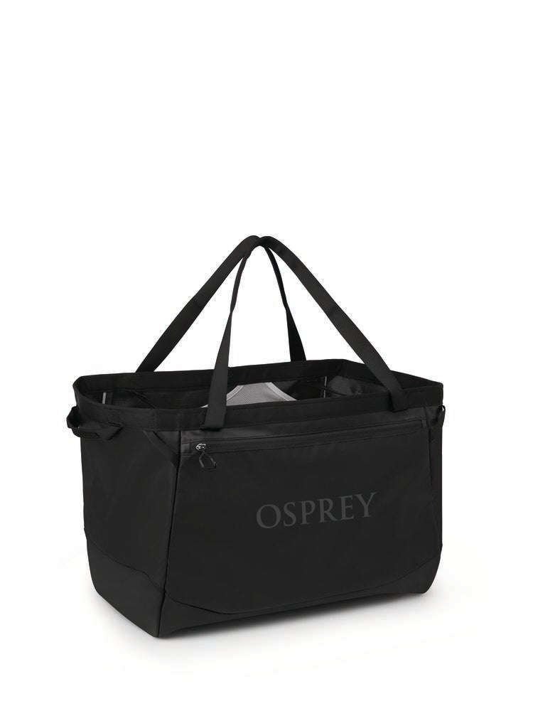 OSPREY CESTOVNÍ TAŠKA TRANSPORTER GEAR TOTE 60L RAVEN BLACK (10006489)