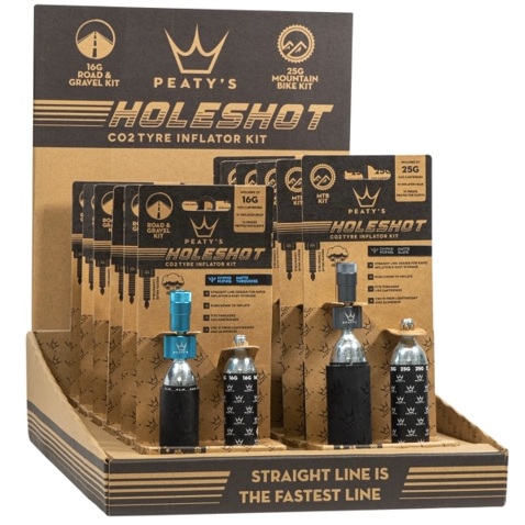 PEATY'S HOLESHOT CO2 BOMBIČKY POS BOX 2x24 KS (48X25G) (PPR-CO2-25G-SRT-2)