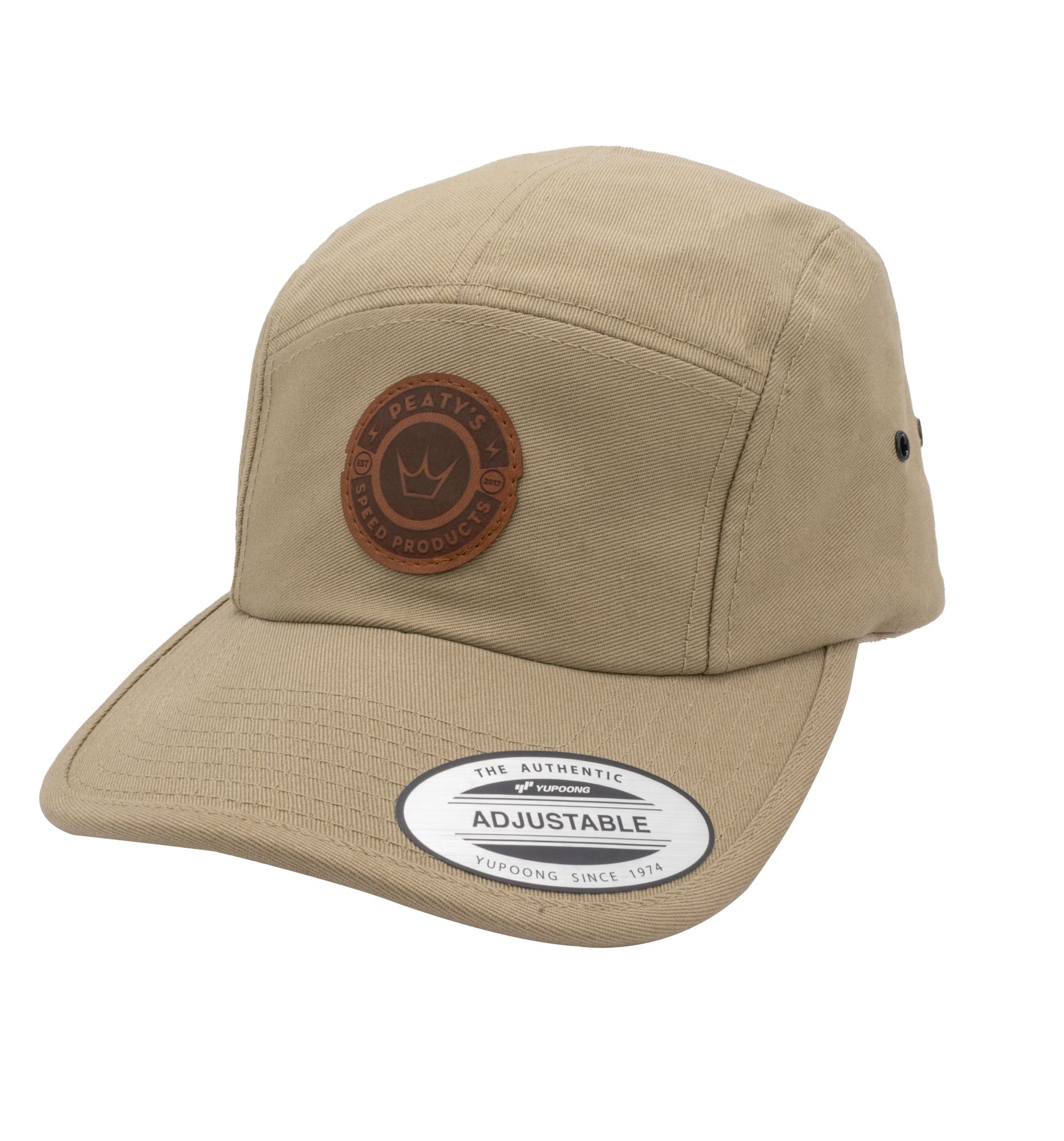PEATY'S PUBWEAR KŠILTOVKA PUBWEAR 5 PANEL CAP - SPEED PRODUCTS BADGE KHAKI (PPW-5PL-SPB-KHK)