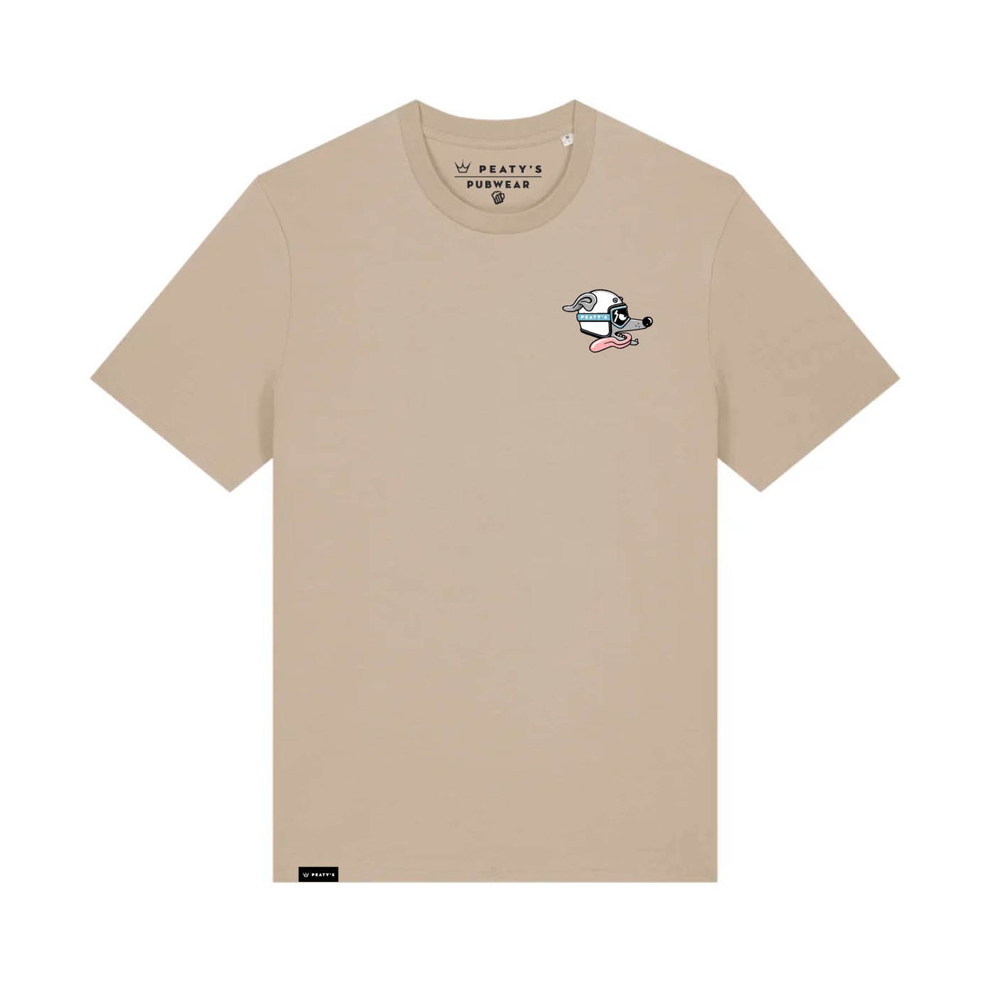 PEATY'S PUBWEAR TRIKO S KRÁTKÝM RUKÁVEM CAN CAN LATTE (PPW-25-TEE-CAN-LTE) S