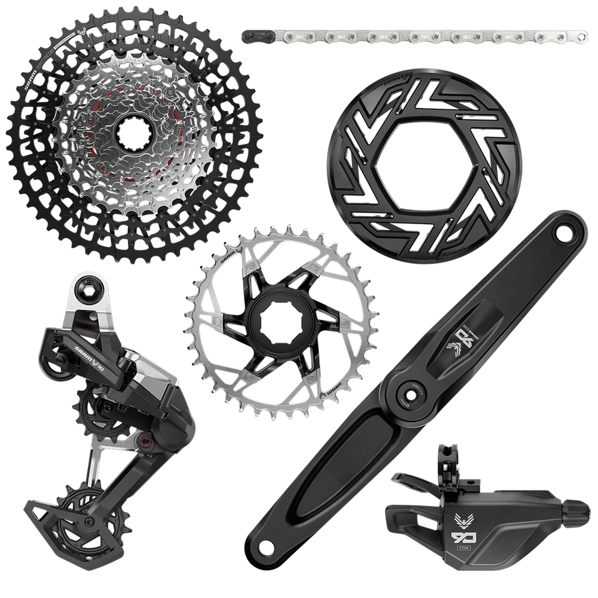 00.7918.337.001 - SRAM AM EAGLE 90 GROUPSET EMTB 160 SRAM/BROSE
