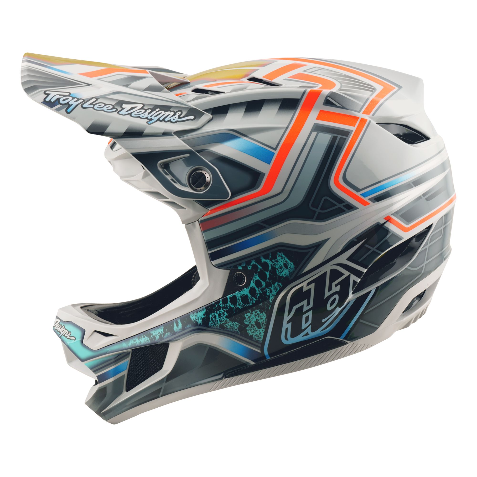 TLD HELMA D4 COMPOSITE LOWRIDER GRAY (14096801) 2XL