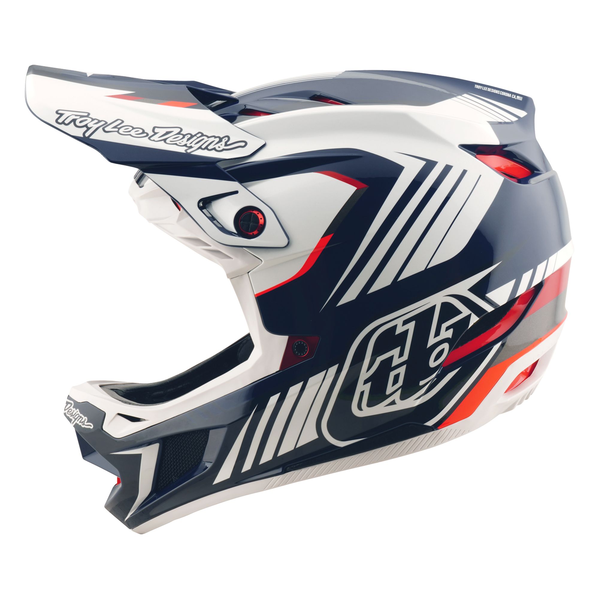 TLD HELMA D4 POLYACRYLITE QUALIFIER BLUE / WHITE (17455901) L