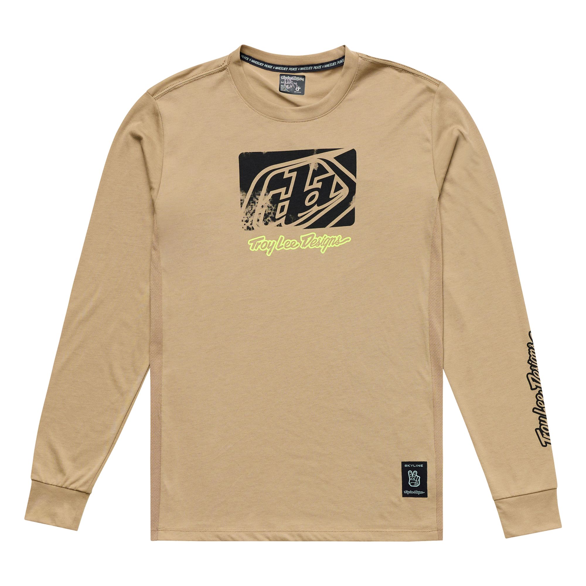 TLD DRES S DLOUHÝM RUKÁVEM SKYLINE RIDE TEE SCRUBBED TIMBER (38387000) L