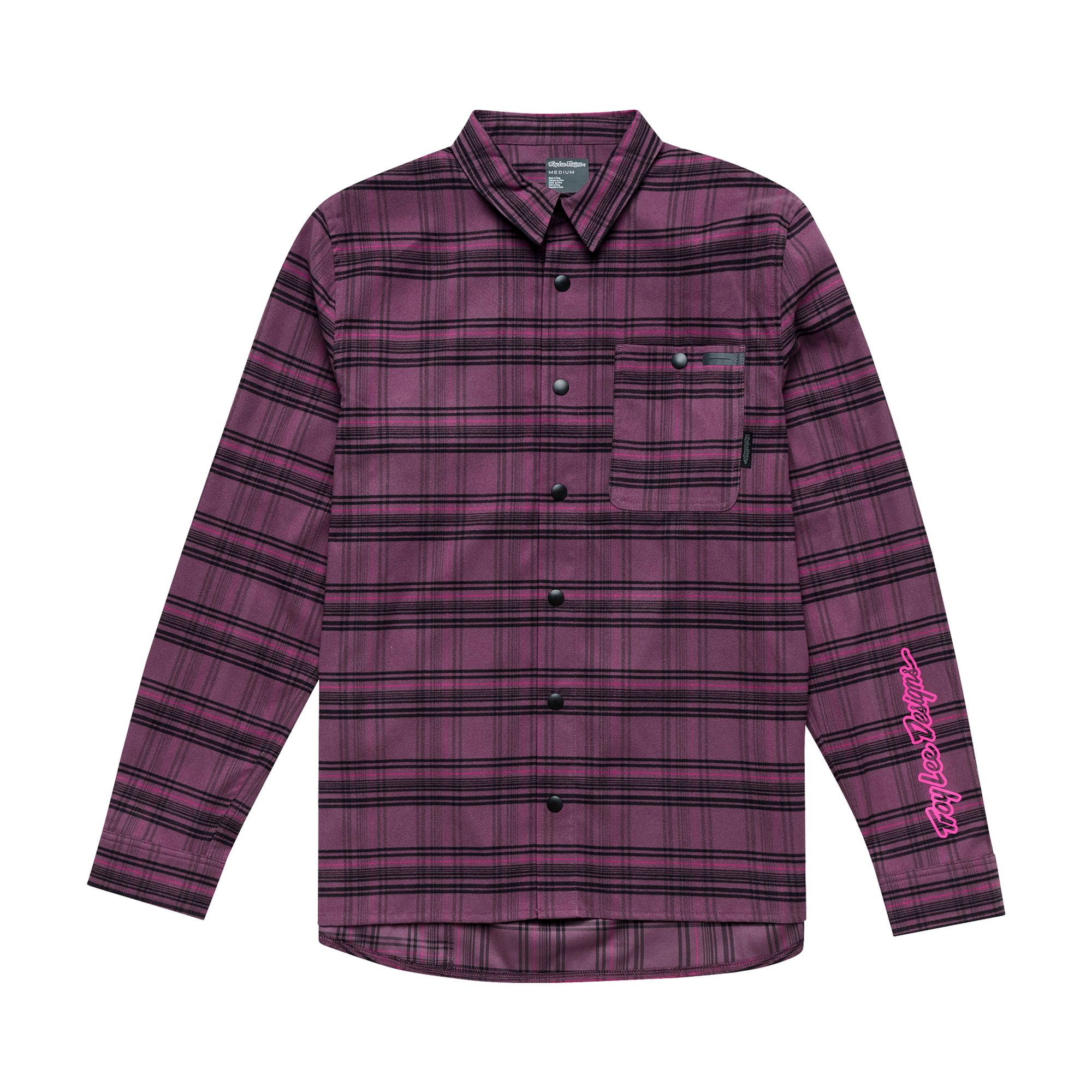 TLD KOŠILE GRIND FLANNEL PLAID DEEP PURPLE (82765003) XL
