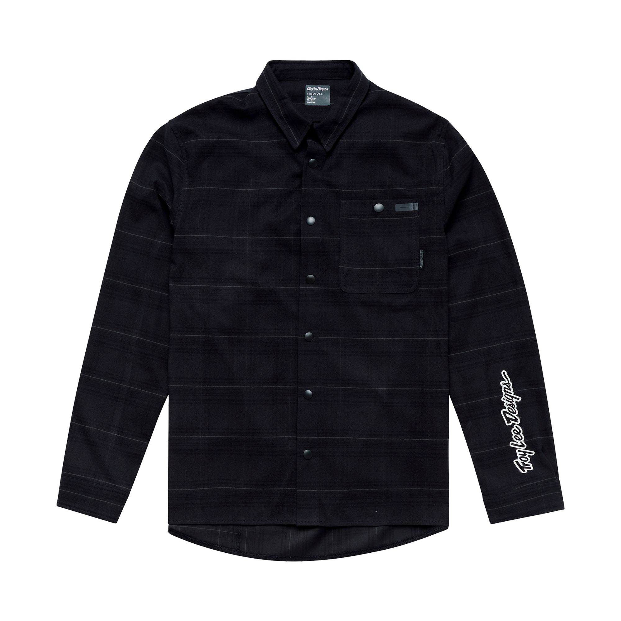 TLD KOŠILE GRIND FLANNEL PLAID CARBON (82765002) M