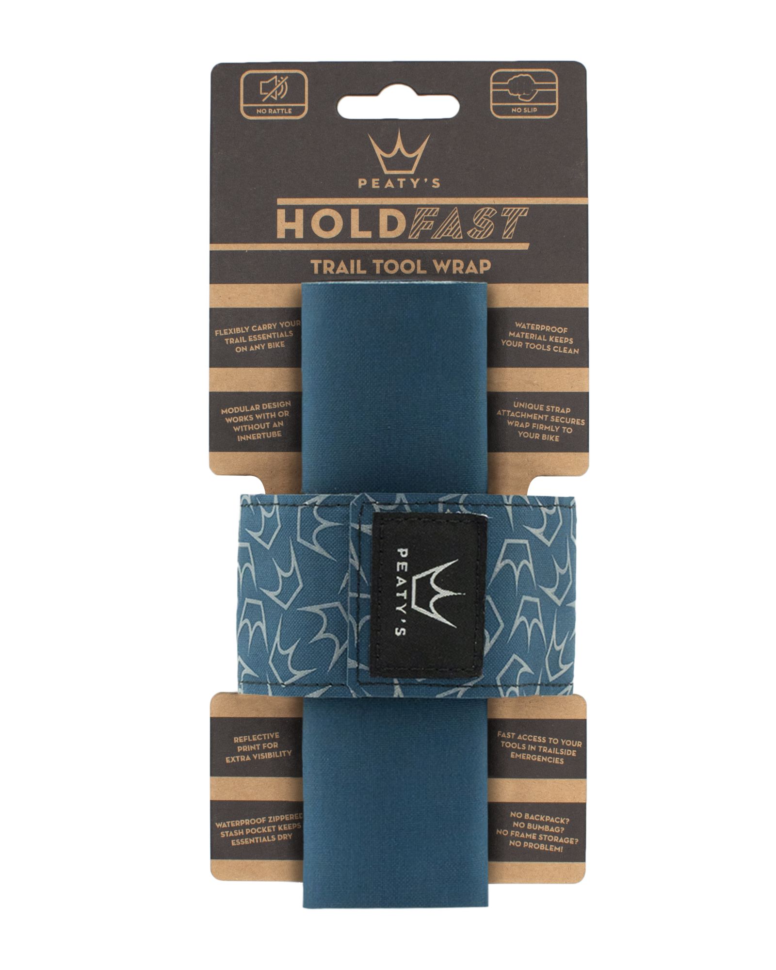 PEATY'S HOLDFAST TRAIL TOOL WRAP - OCEAN BLUE (PHF-TTW-OCB-25)
