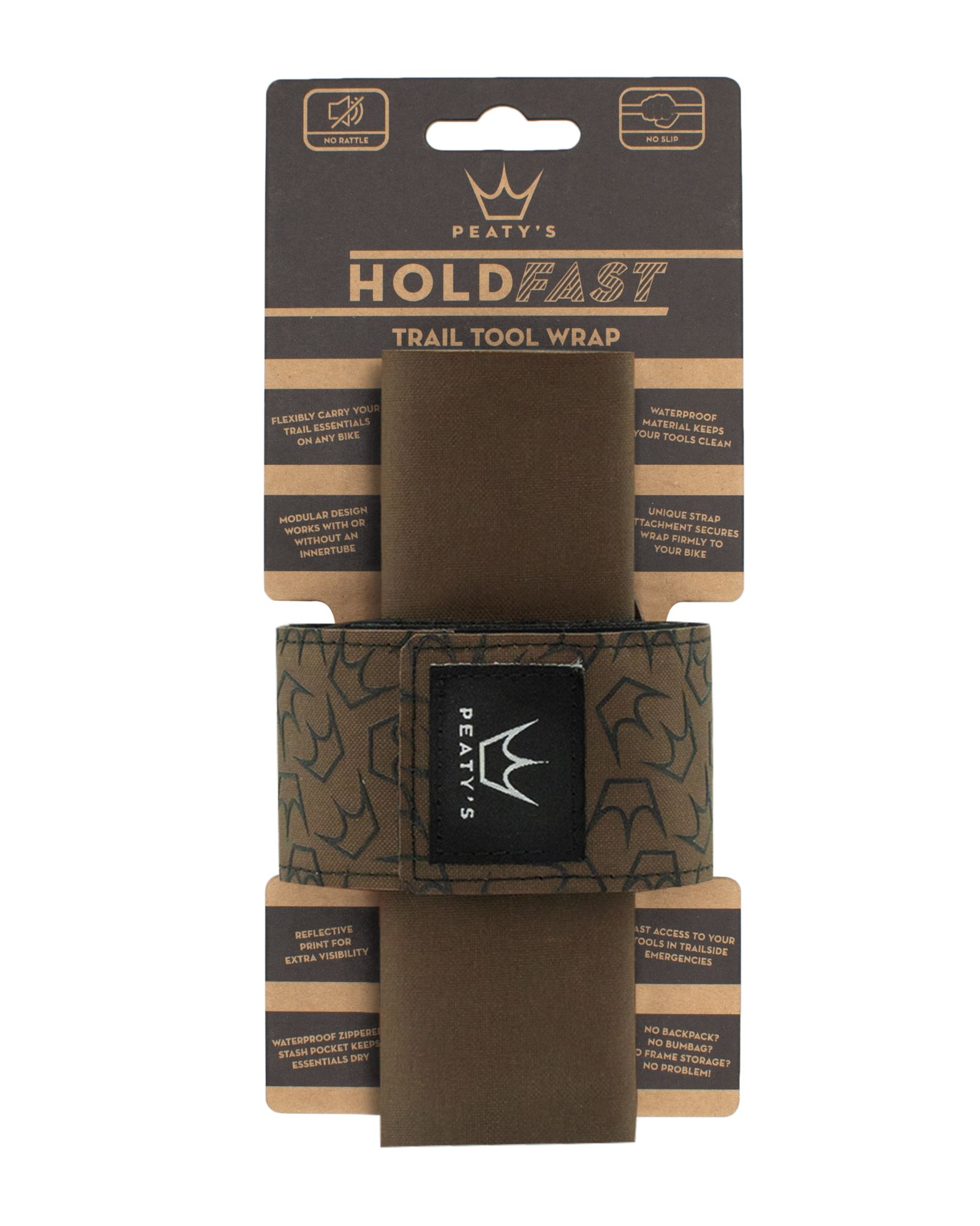 PEATY'S HOLDFAST TRAIL TOOL WRAP - EARTH (PHF-TTW-ETH-25)