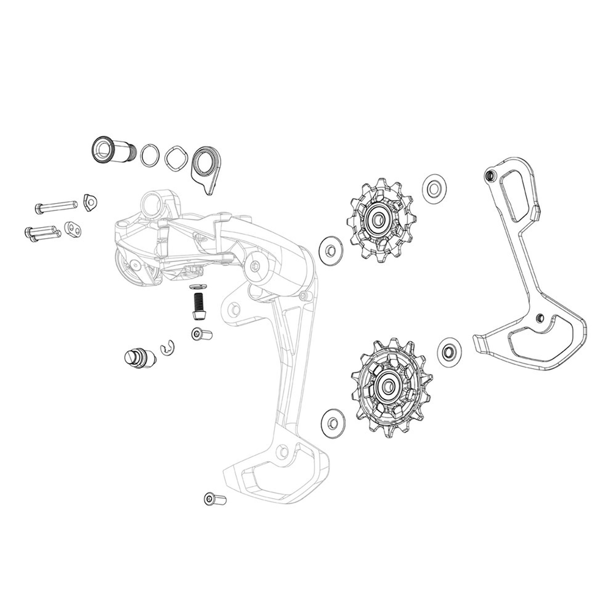 11.7518.110.005 - SRAM RD CAGE ASSY KIT RIVAL XPLR AXS E1
