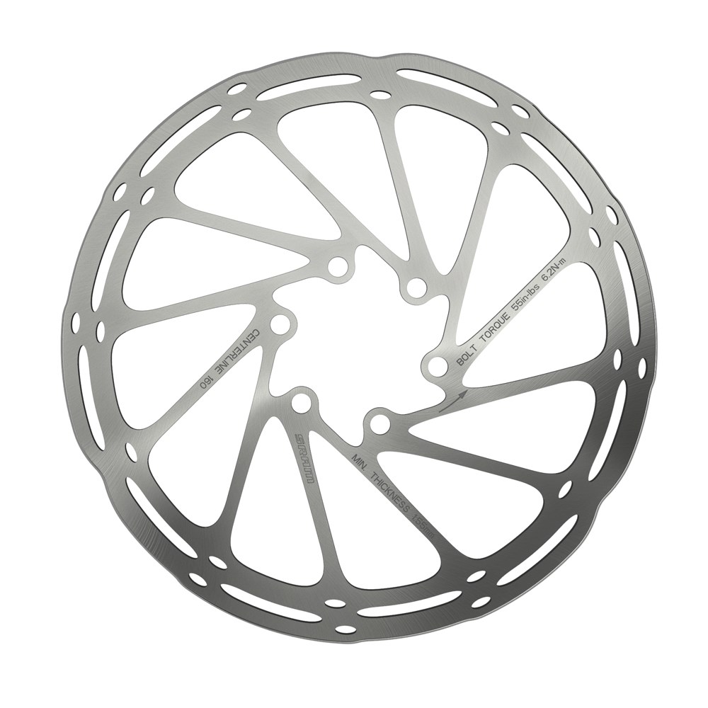 00.5018.037.032 - SRAM ROTOR CNTRLN 180MM BLACK ROUNDED 2.0