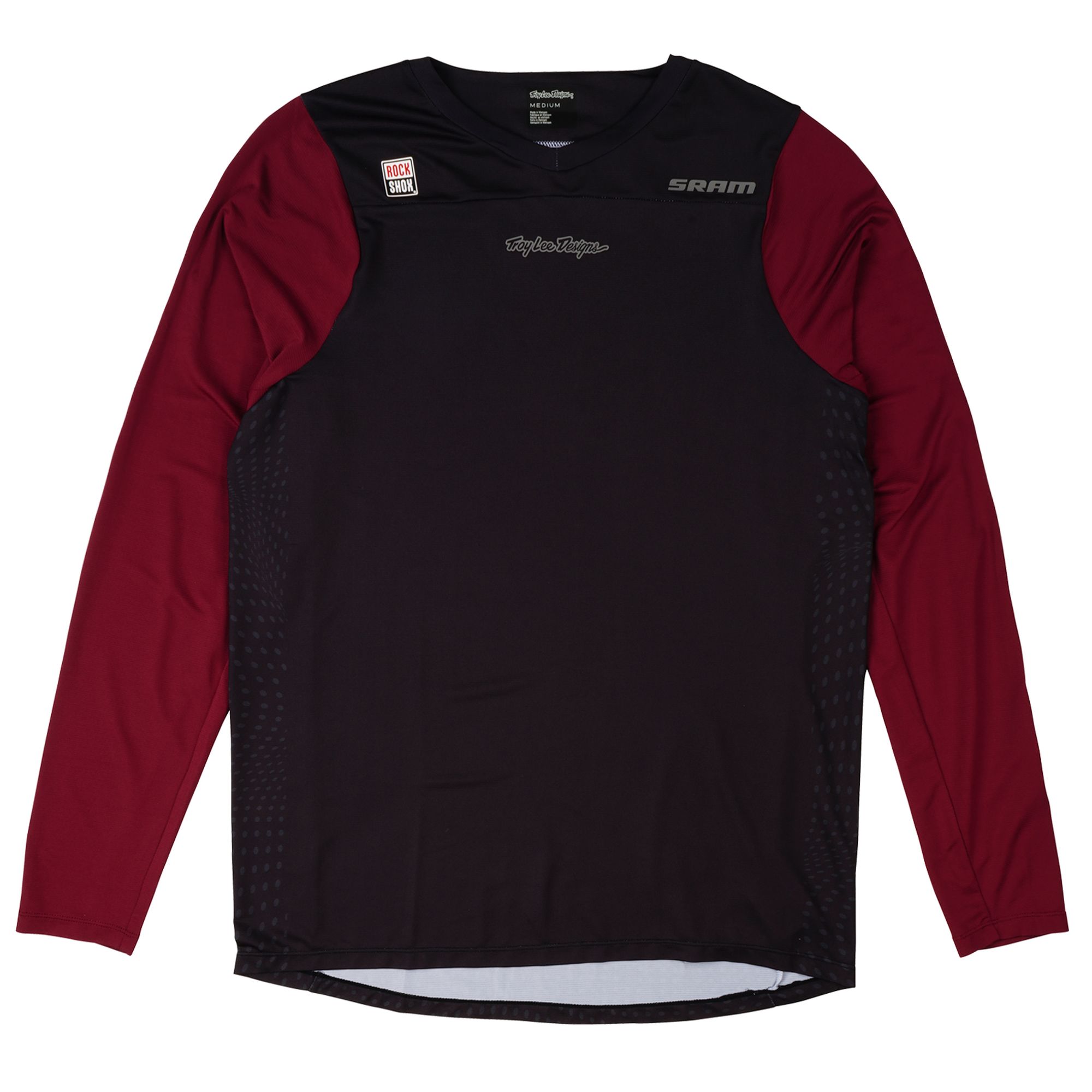 TLD DRES S DLOUHÝM RUKÁVEM SKYLINE TROY LEE DESIGNS X SRAM RADIOSCAPE BLK / BERRY  2XL
