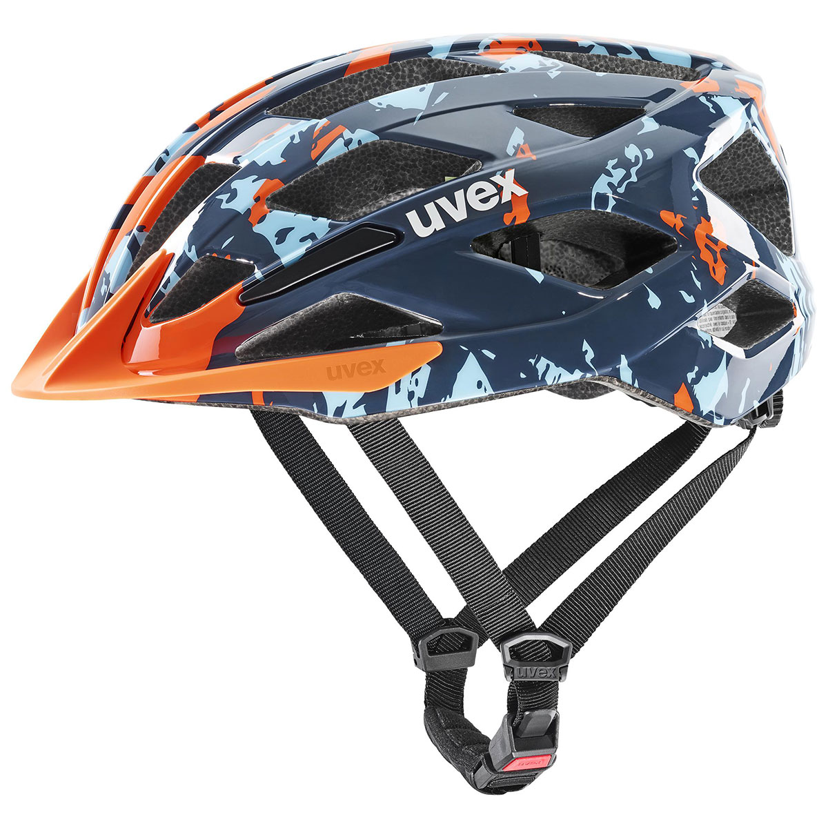 UVEX HELMA AIR WING 2 PAPAYA-BUBBLE BLUE  50-54