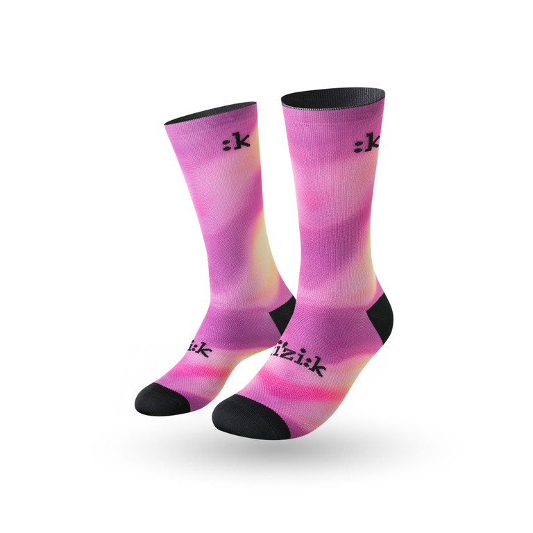 FIZIK PONOŽKY FADED PURPLE/YELLOW  M