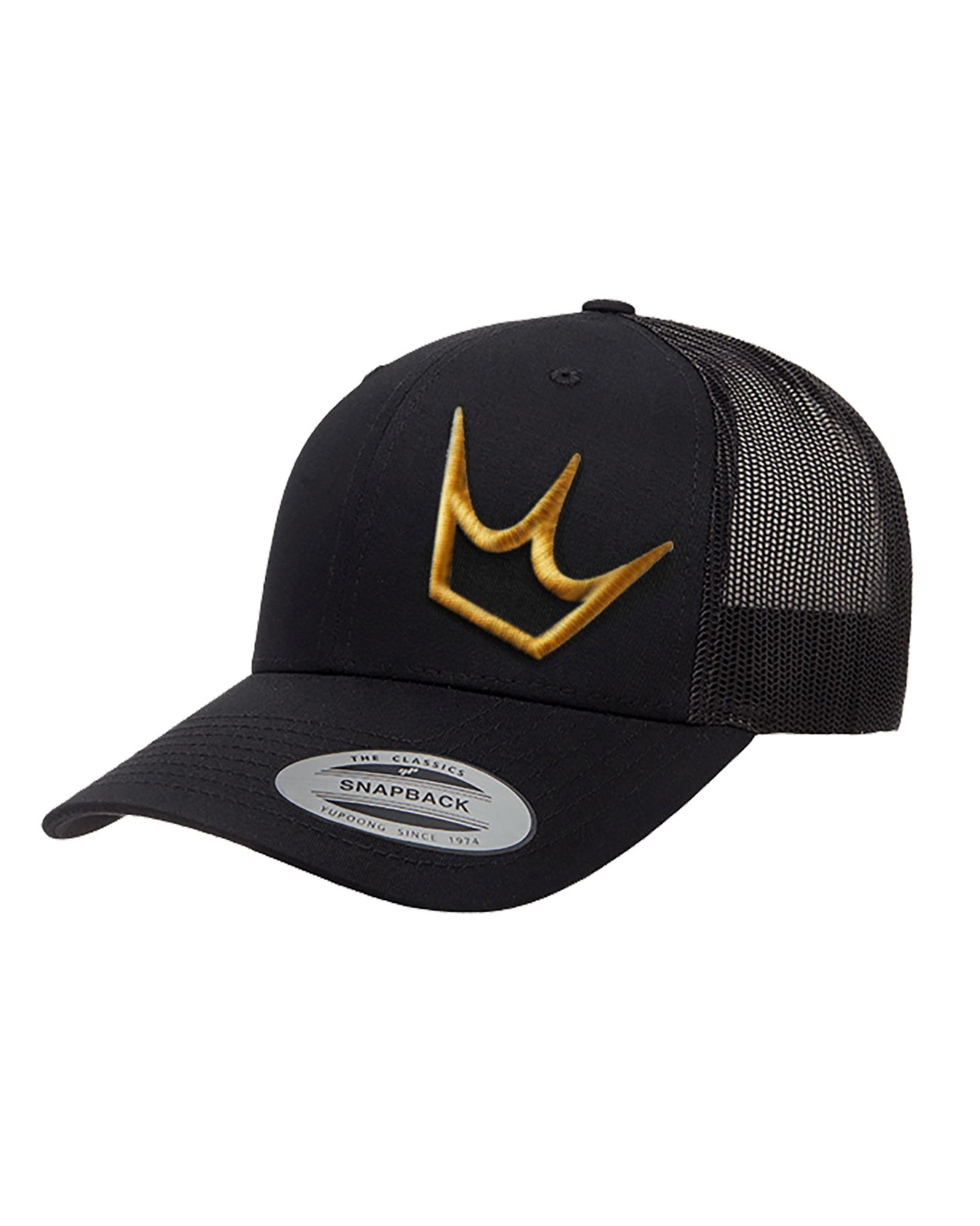 PEATY'S PUBWEAR KŠILTOVKA TRUCKER CAP CROWN BLACK / GOLD 