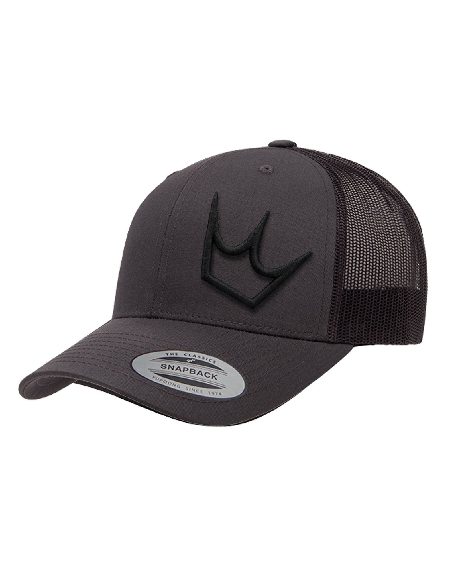 PEATY'S PUBWEAR KŠILTOVKA TRUCKER CAP CROWN CHARCOAL / BLACK 